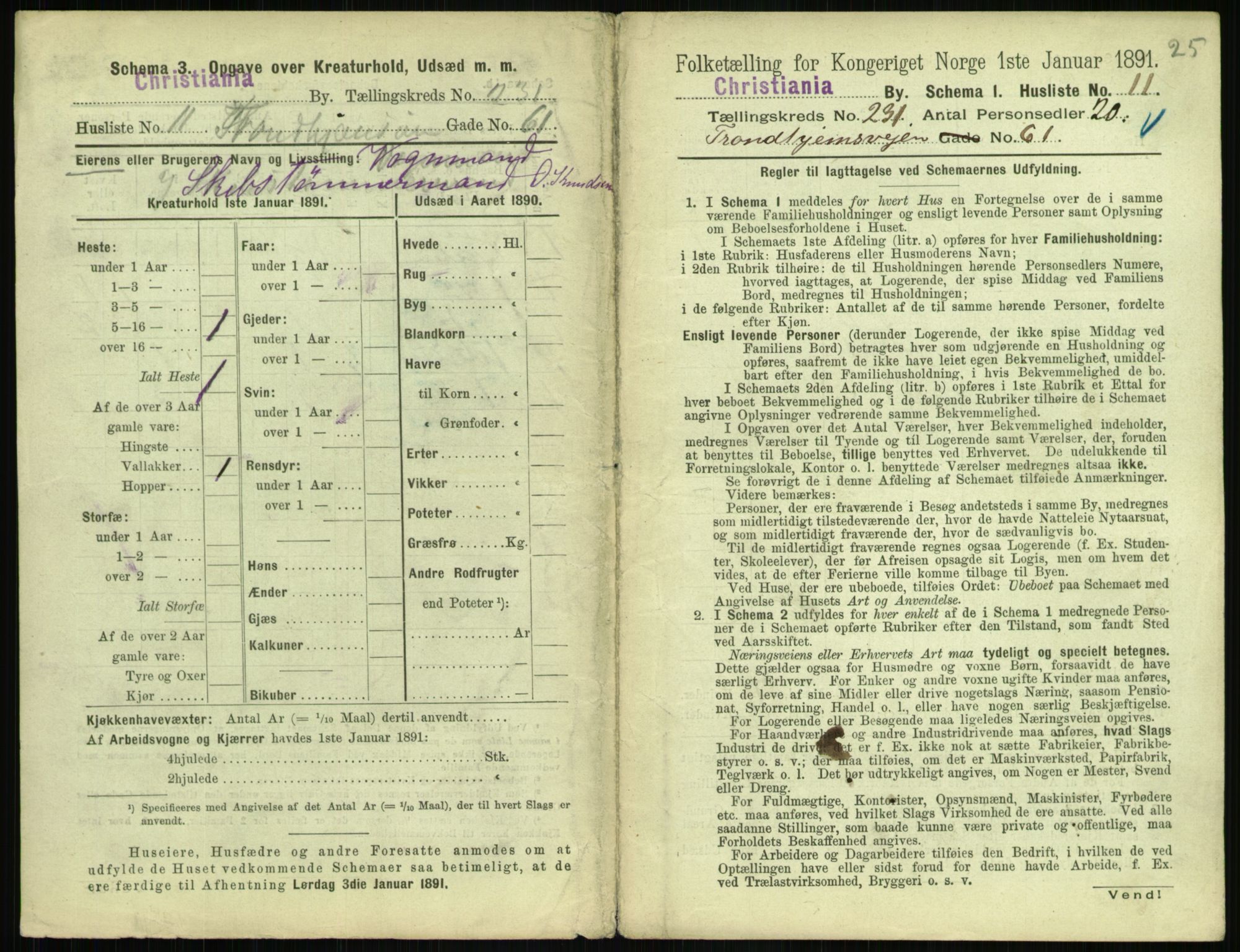 RA, 1891 census for 0301 Kristiania, 1891, p. 142502