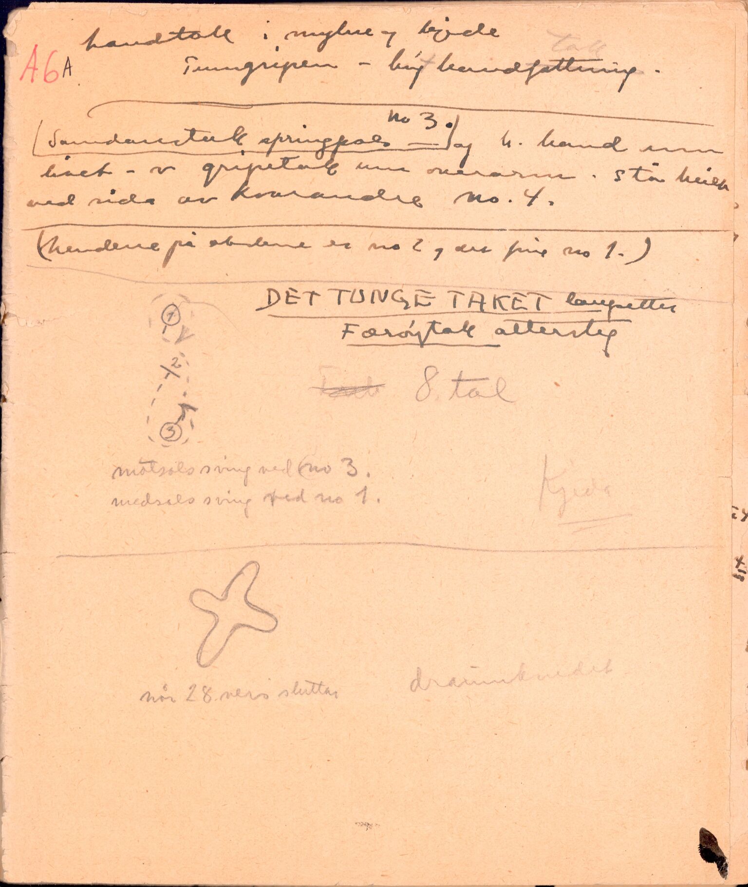 Samling etter Klara Semb, NSFF/KS/A/006: Kladdebok med oppteikning om bunad og dans, 1884-1970, p. 39-49