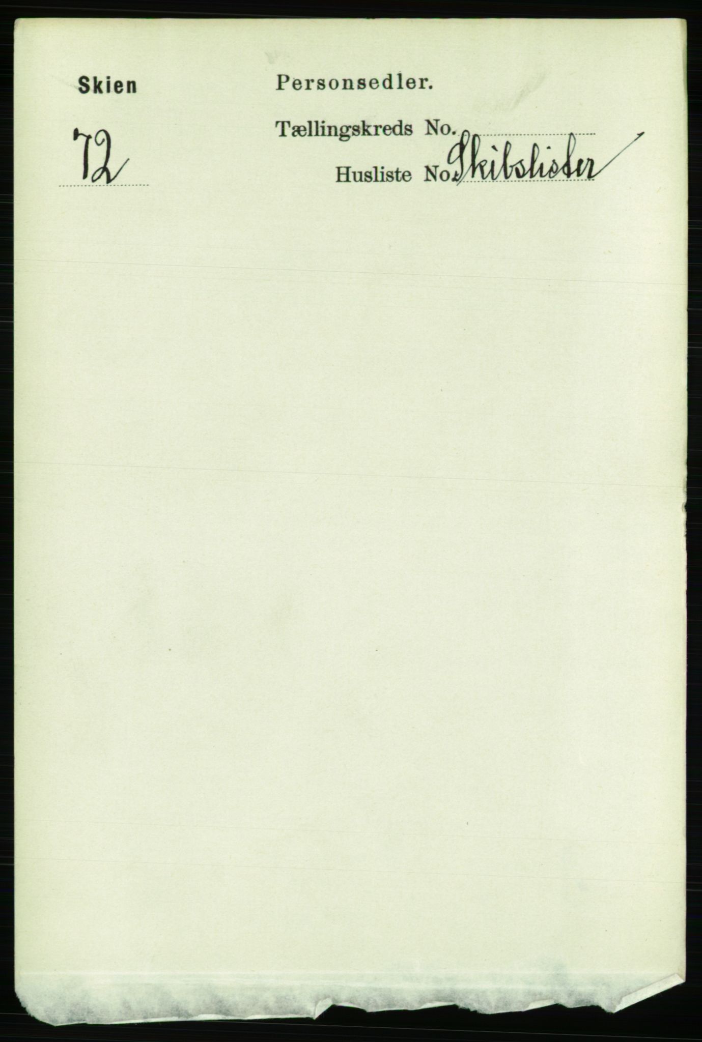 RA, 1891 census for 0806 Skien, 1891, p. 11502