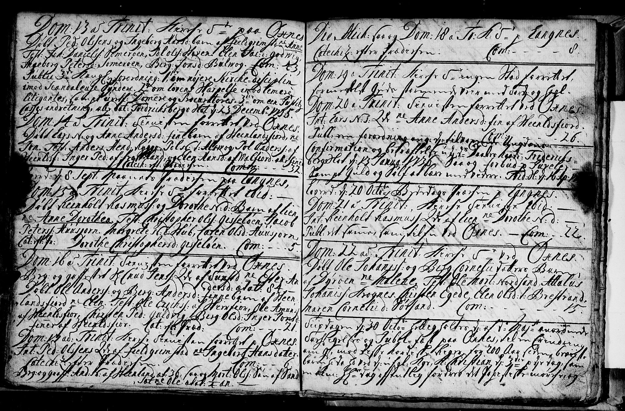 Ministerialprotokoller, klokkerbøker og fødselsregistre - Nordland, AV/SAT-A-1459/893/L1328: Parish register (official) no. 893A01, 1718-1749