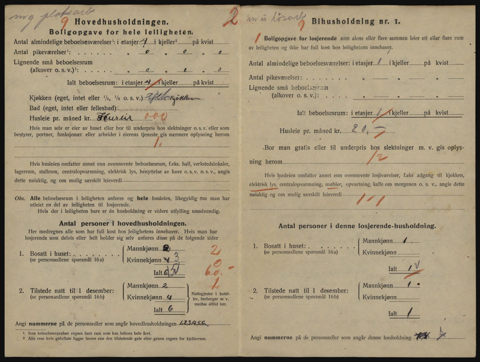 SATØ, 1920 census for Harstad, 1920, p. 990