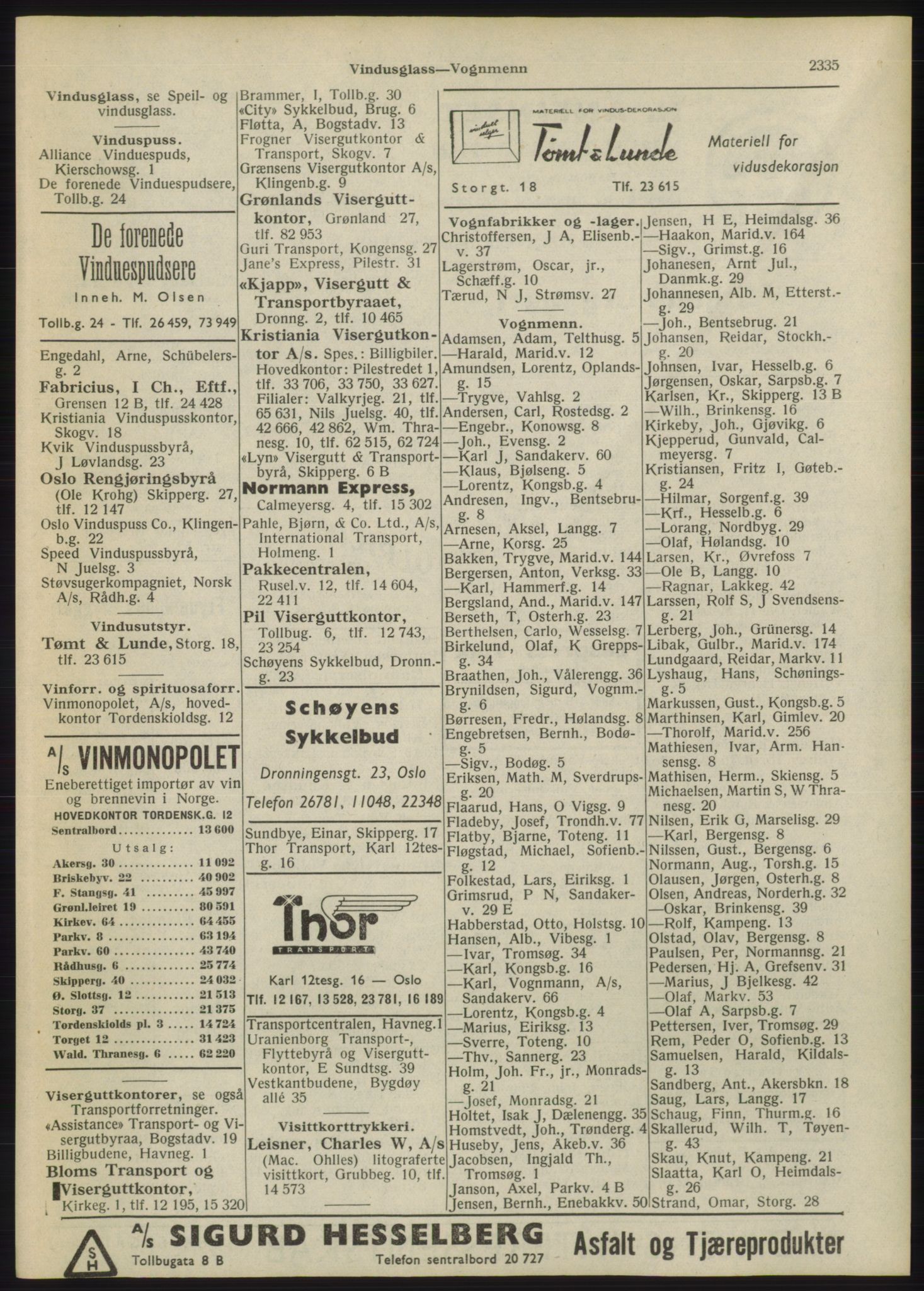 Kristiania/Oslo adressebok, PUBL/-, 1946, p. 2335