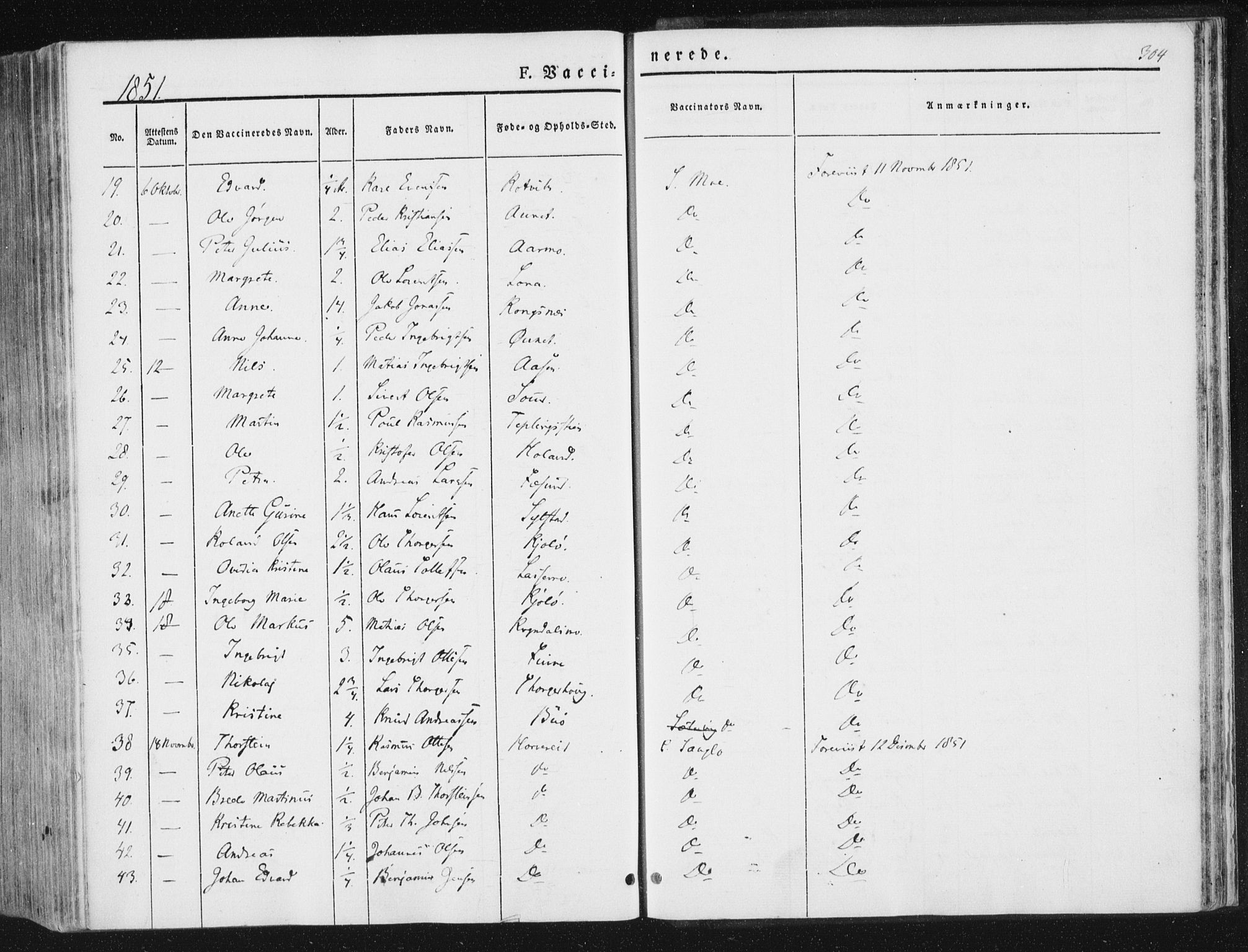 Ministerialprotokoller, klokkerbøker og fødselsregistre - Nord-Trøndelag, AV/SAT-A-1458/780/L0640: Parish register (official) no. 780A05, 1845-1856, p. 304