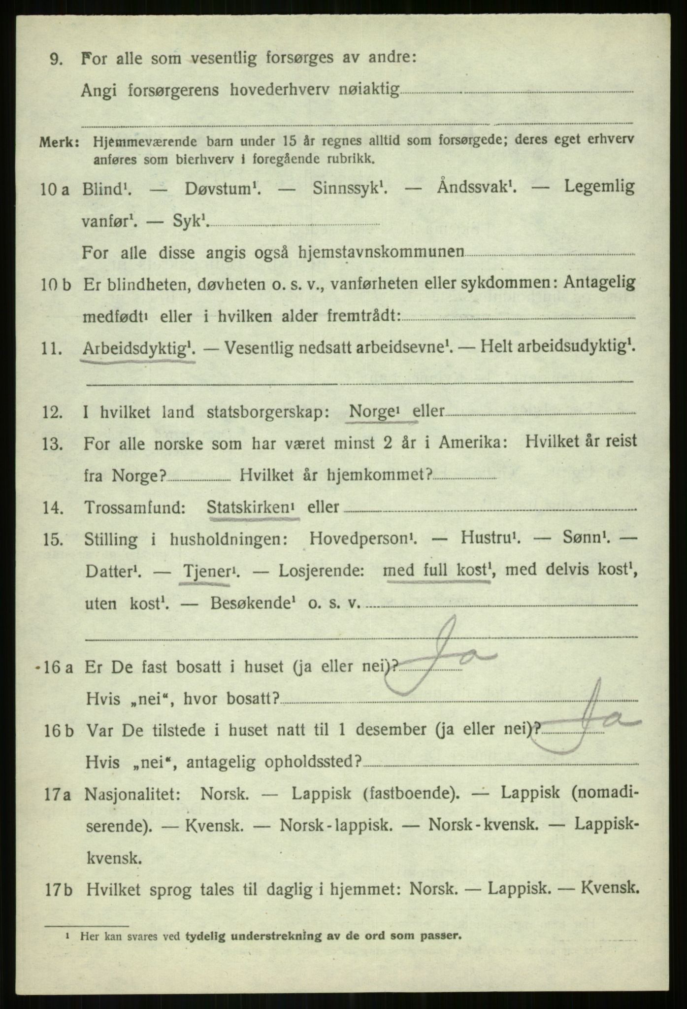 SATØ, 1920 census for Målselv, 1920, p. 3622