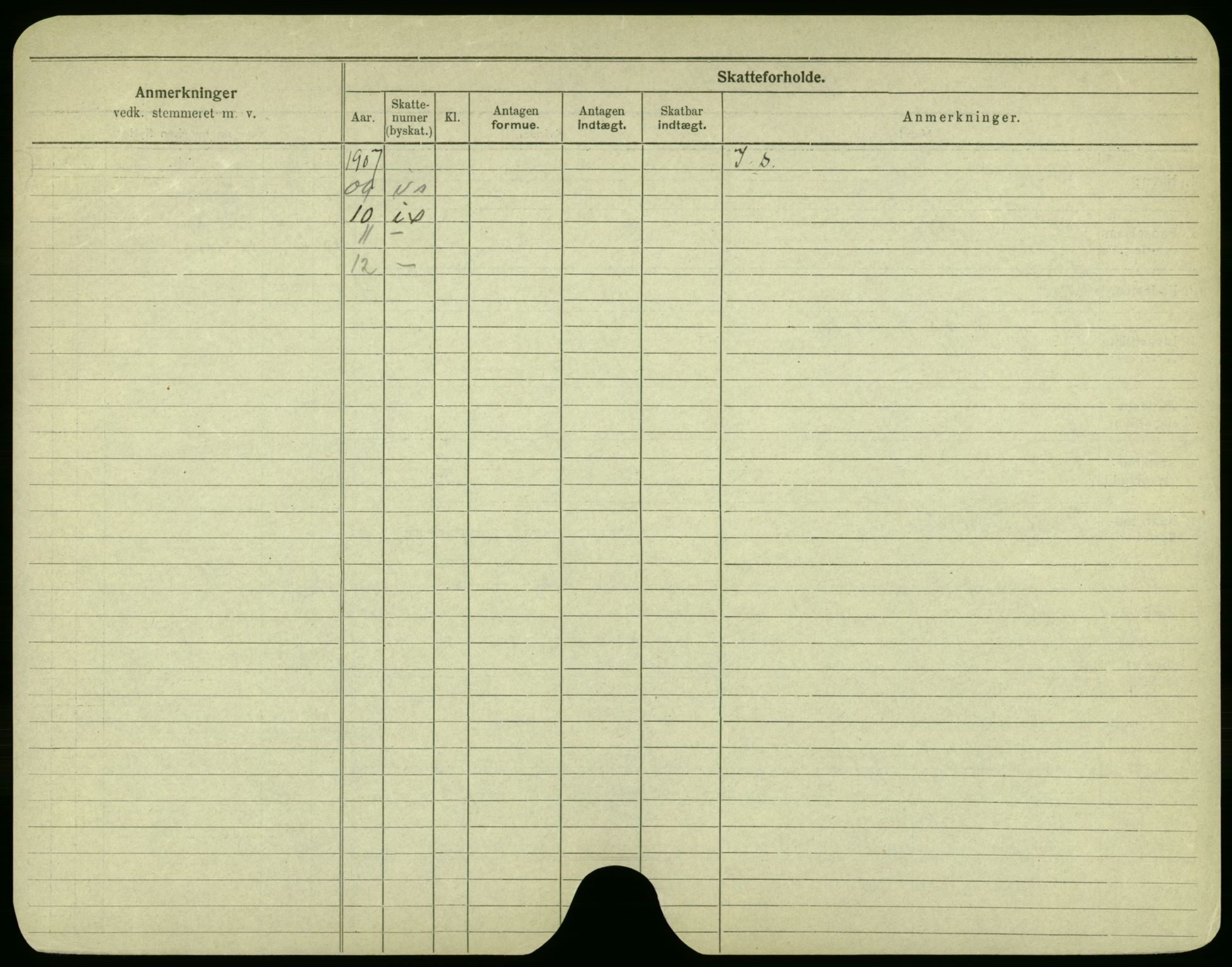 Oslo folkeregister, Registerkort, AV/SAO-A-11715/F/Fa/Fac/L0002: Menn, 1906-1914, p. 598b