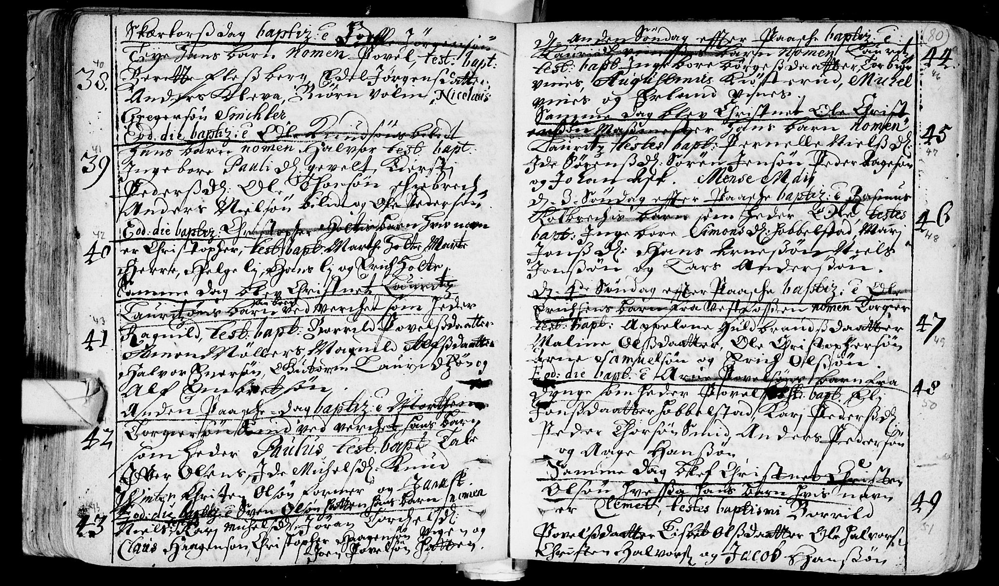 Eiker kirkebøker, AV/SAKO-A-4/F/Fa/L0002: Parish register (official) no. I 2, 1705-1724, p. 80