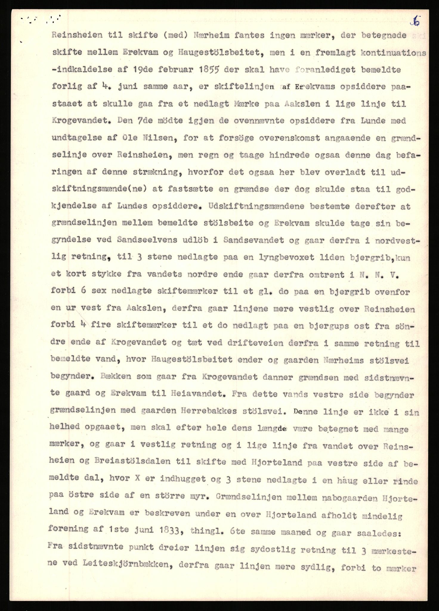 Statsarkivet i Stavanger, SAST/A-101971/03/Y/Yj/L0098: Avskrifter sortert etter gårdsnavn: Øigrei - Østeinstad, 1750-1930, p. 274