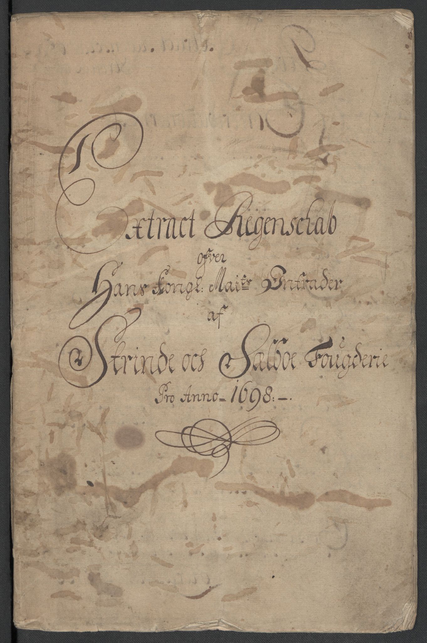 Rentekammeret inntil 1814, Reviderte regnskaper, Fogderegnskap, RA/EA-4092/R61/L4107: Fogderegnskap Strinda og Selbu, 1698-1700, p. 6