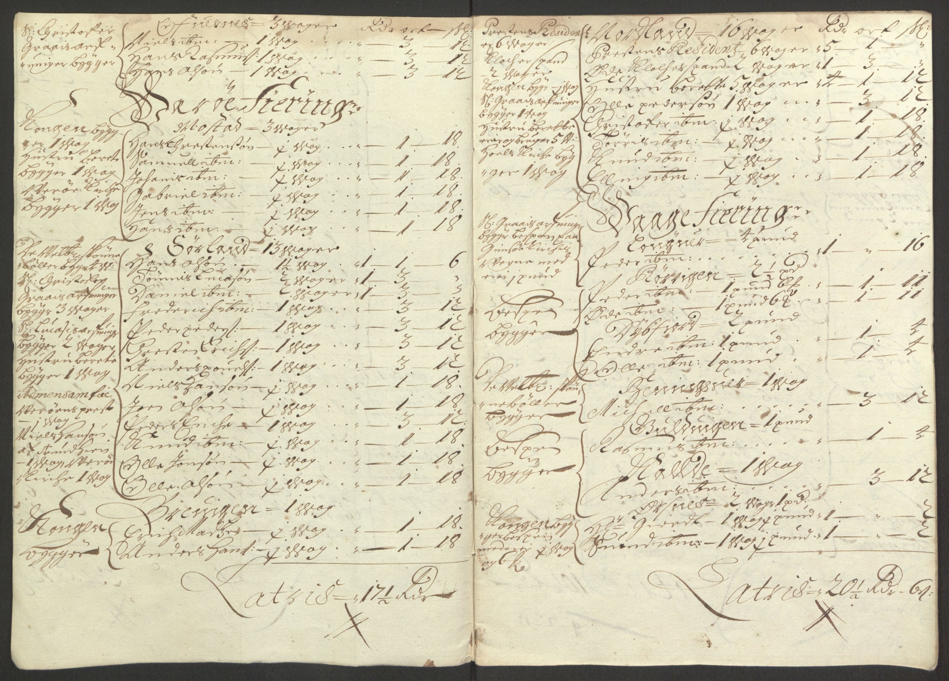 Rentekammeret inntil 1814, Reviderte regnskaper, Fogderegnskap, AV/RA-EA-4092/R67/L4675: Fogderegnskap Vesterålen, Andenes og Lofoten, 1691-1693, p. 44