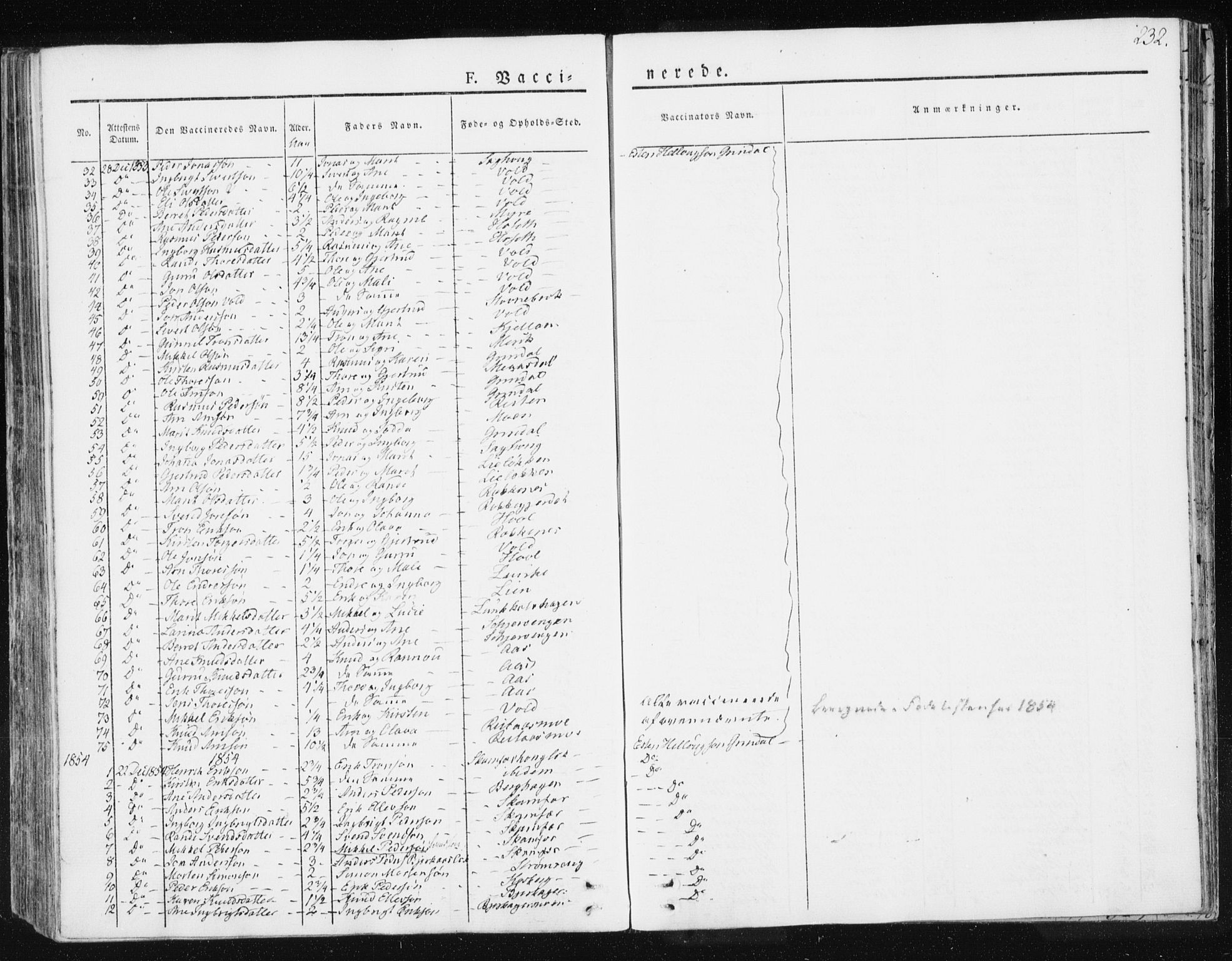 Ministerialprotokoller, klokkerbøker og fødselsregistre - Sør-Trøndelag, SAT/A-1456/674/L0869: Parish register (official) no. 674A01, 1829-1860, p. 232