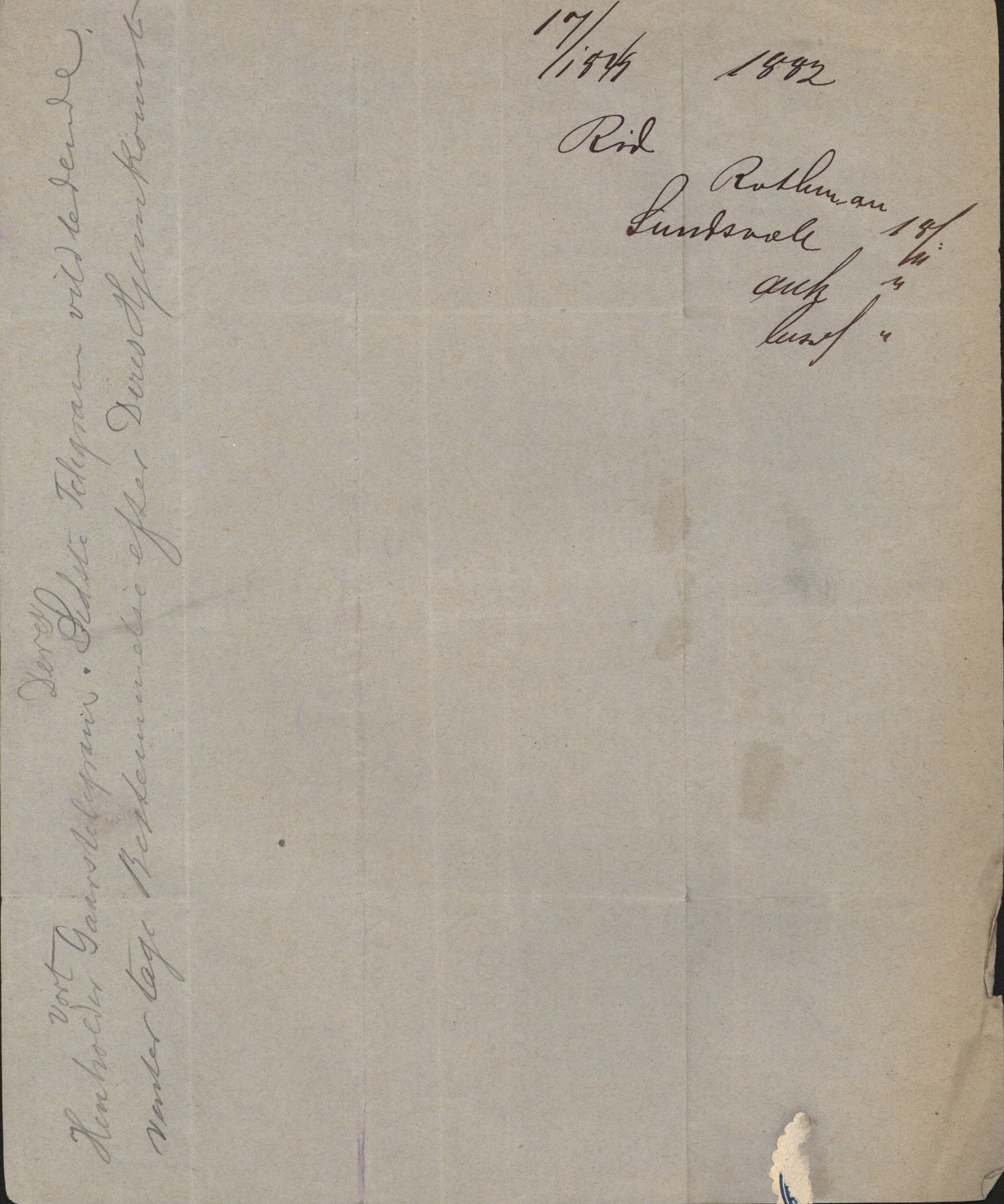 Pa 63 - Østlandske skibsassuranceforening, VEMU/A-1079/G/Ga/L0014/0009: Havaridokumenter / Peter, Olinda, Prinds Chr. August, Poseidon, 1882, p. 54