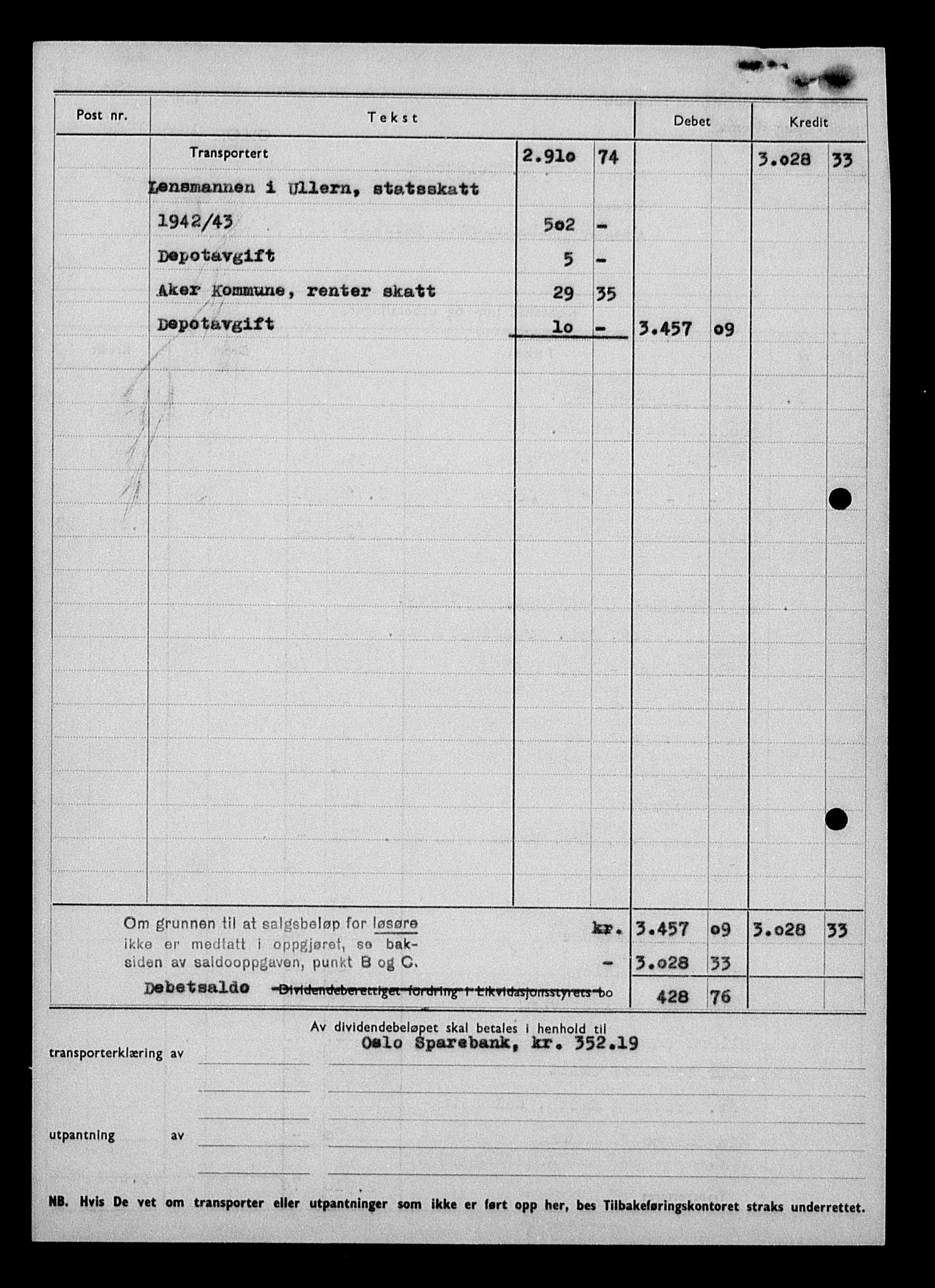 Justisdepartementet, Tilbakeføringskontoret for inndratte formuer, AV/RA-S-1564/H/Hc/Hcc/L0939: --, 1945-1947, p. 533