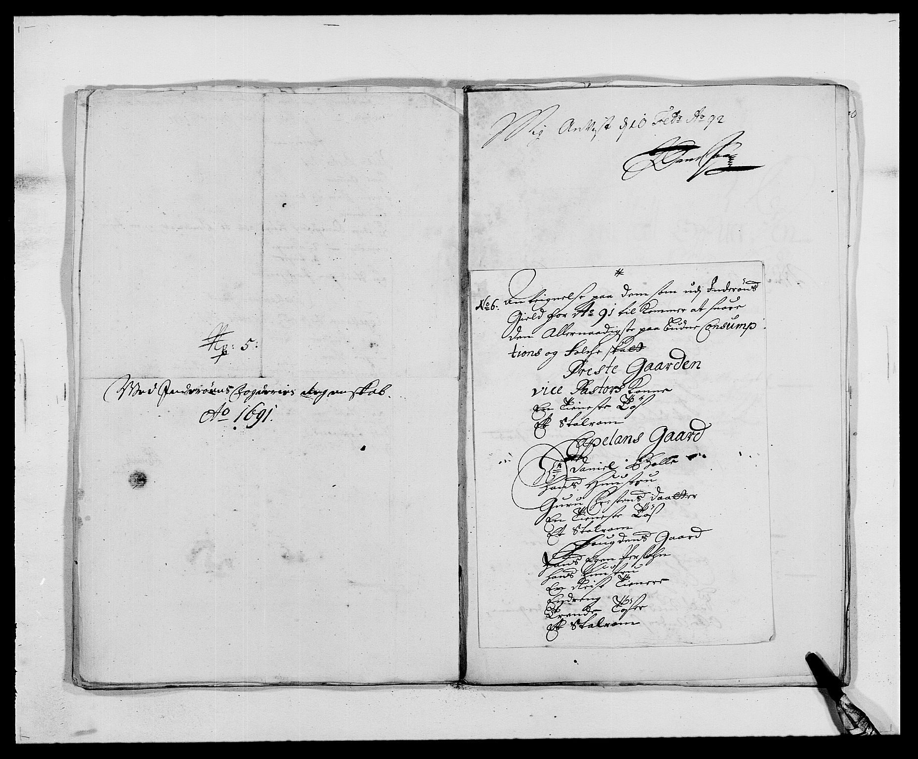 Rentekammeret inntil 1814, Reviderte regnskaper, Fogderegnskap, RA/EA-4092/R63/L4307: Fogderegnskap Inderøy, 1690-1691, p. 344