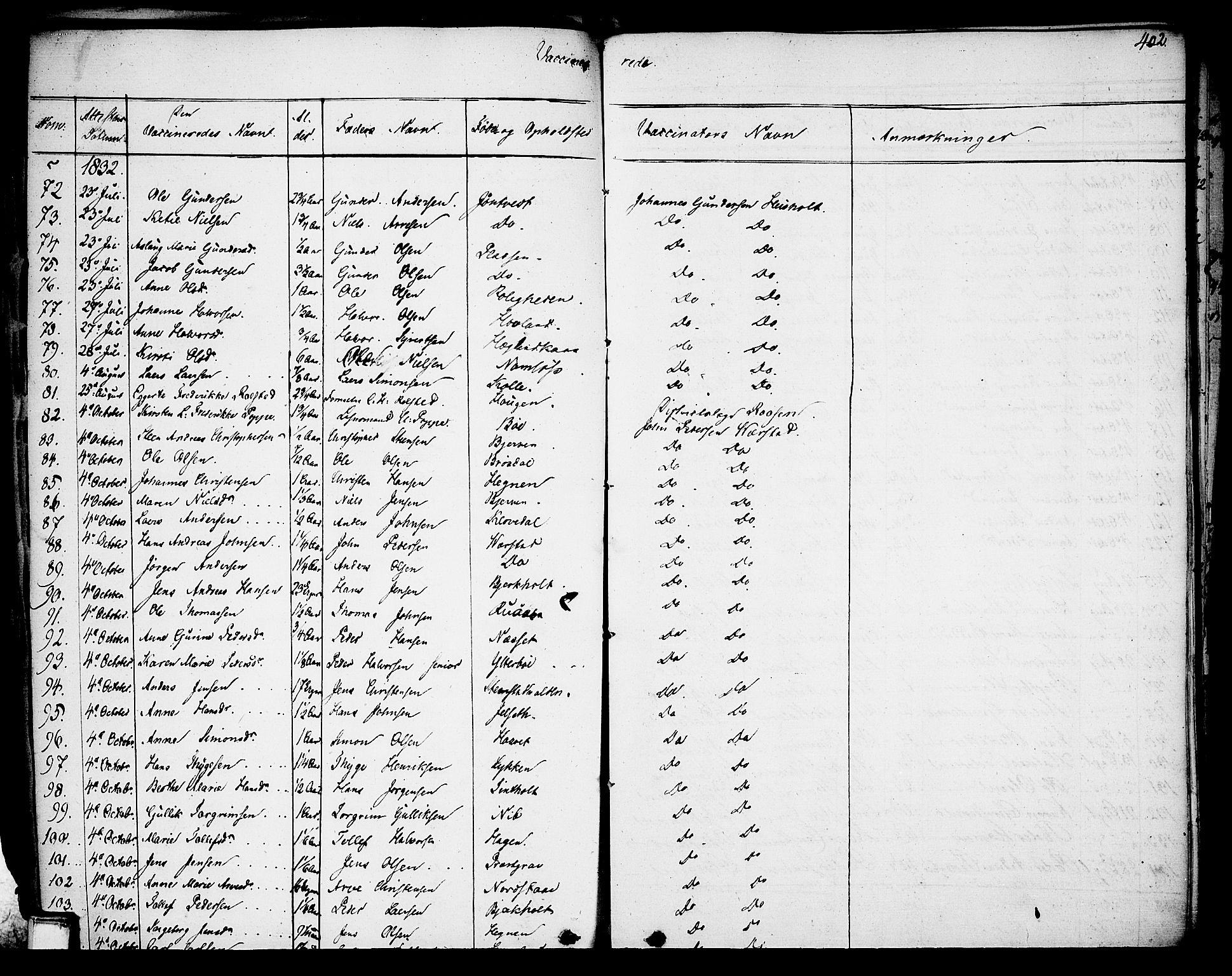 Holla kirkebøker, AV/SAKO-A-272/F/Fa/L0004: Parish register (official) no. 4, 1830-1848, p. 402