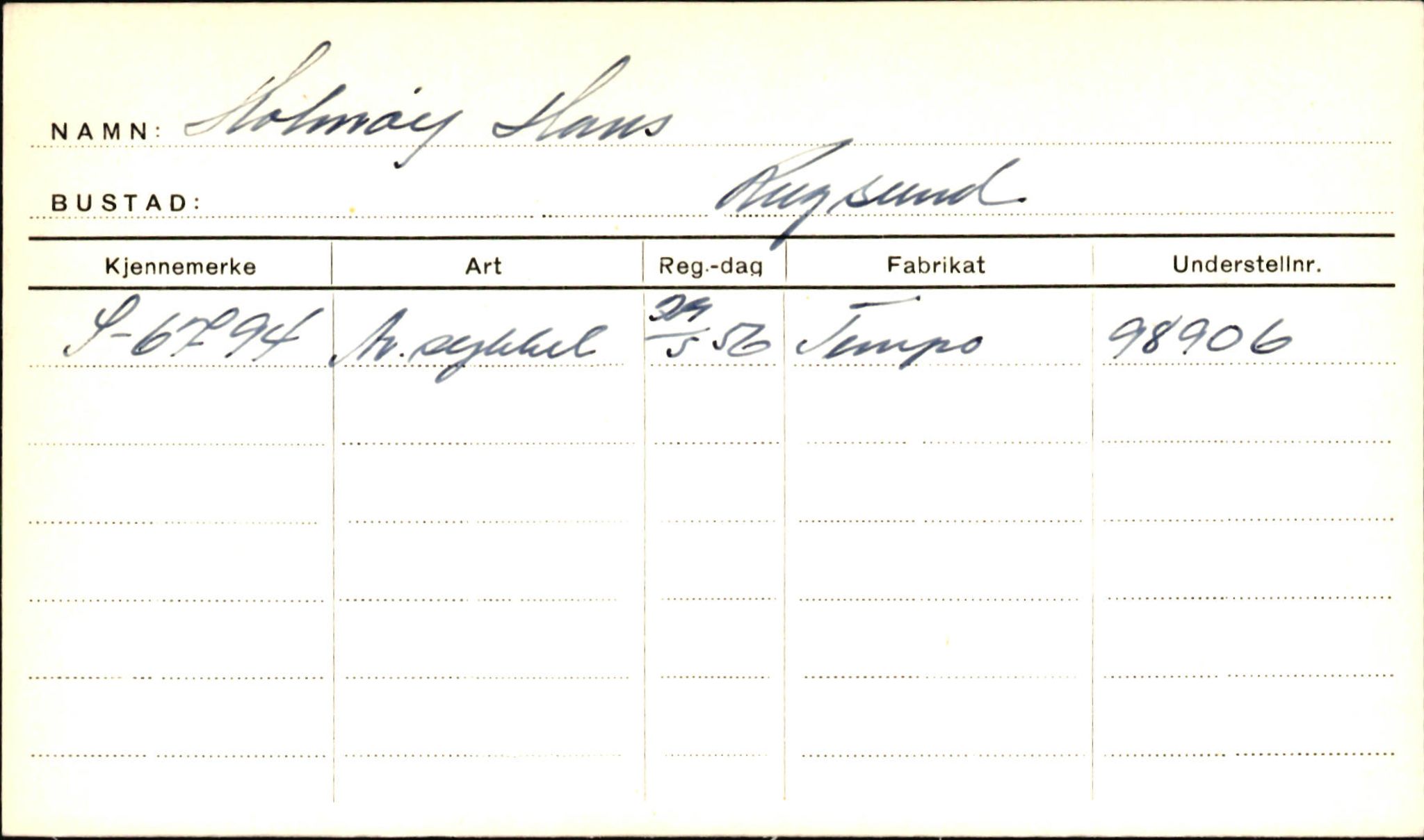 Statens vegvesen, Sogn og Fjordane vegkontor, AV/SAB-A-5301/4/F/L0001A: Eigarregister Fjordane til 1.6.1961, 1930-1961, p. 588