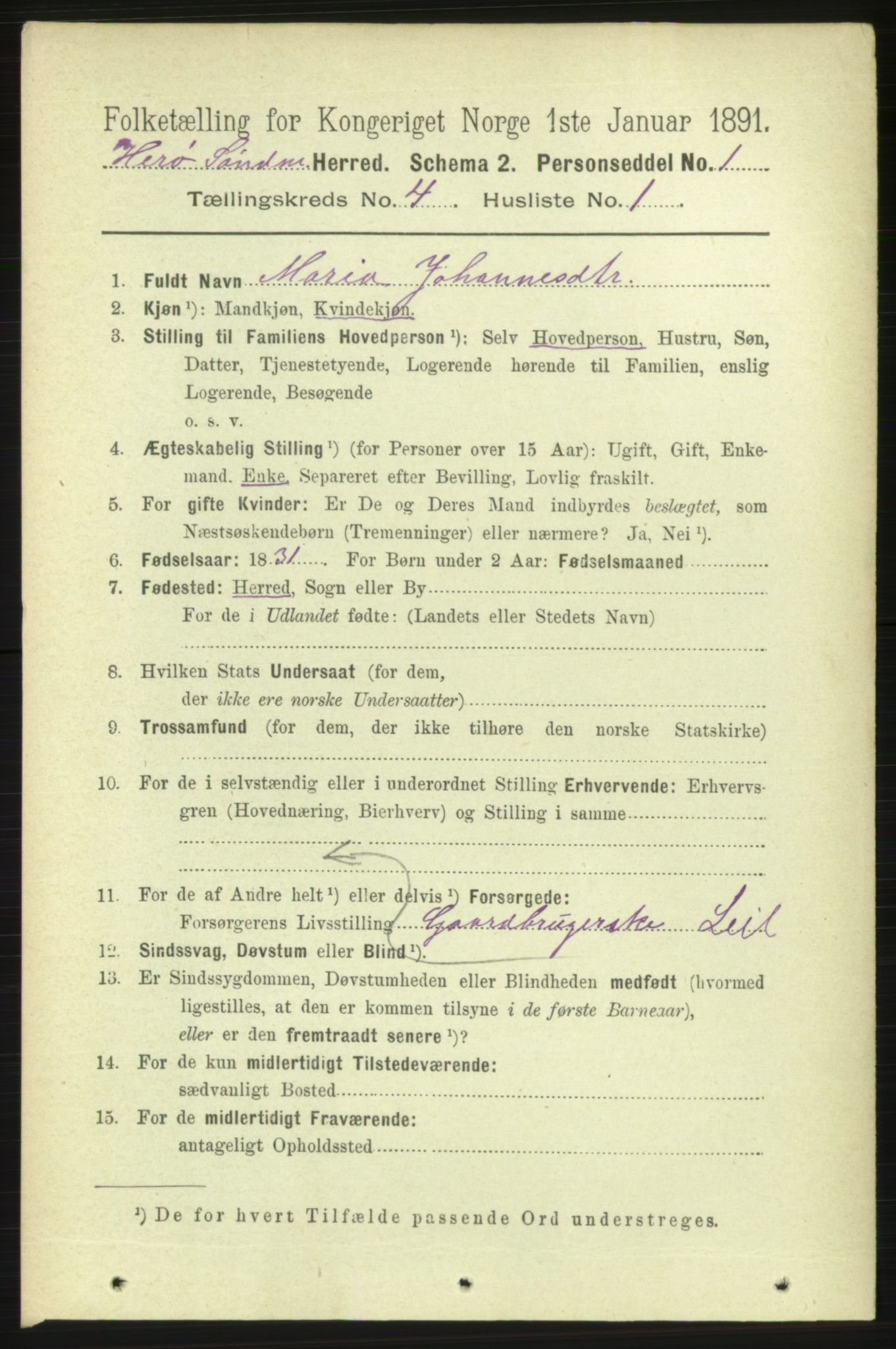 RA, 1891 census for 1515 Herøy, 1891, p. 1500