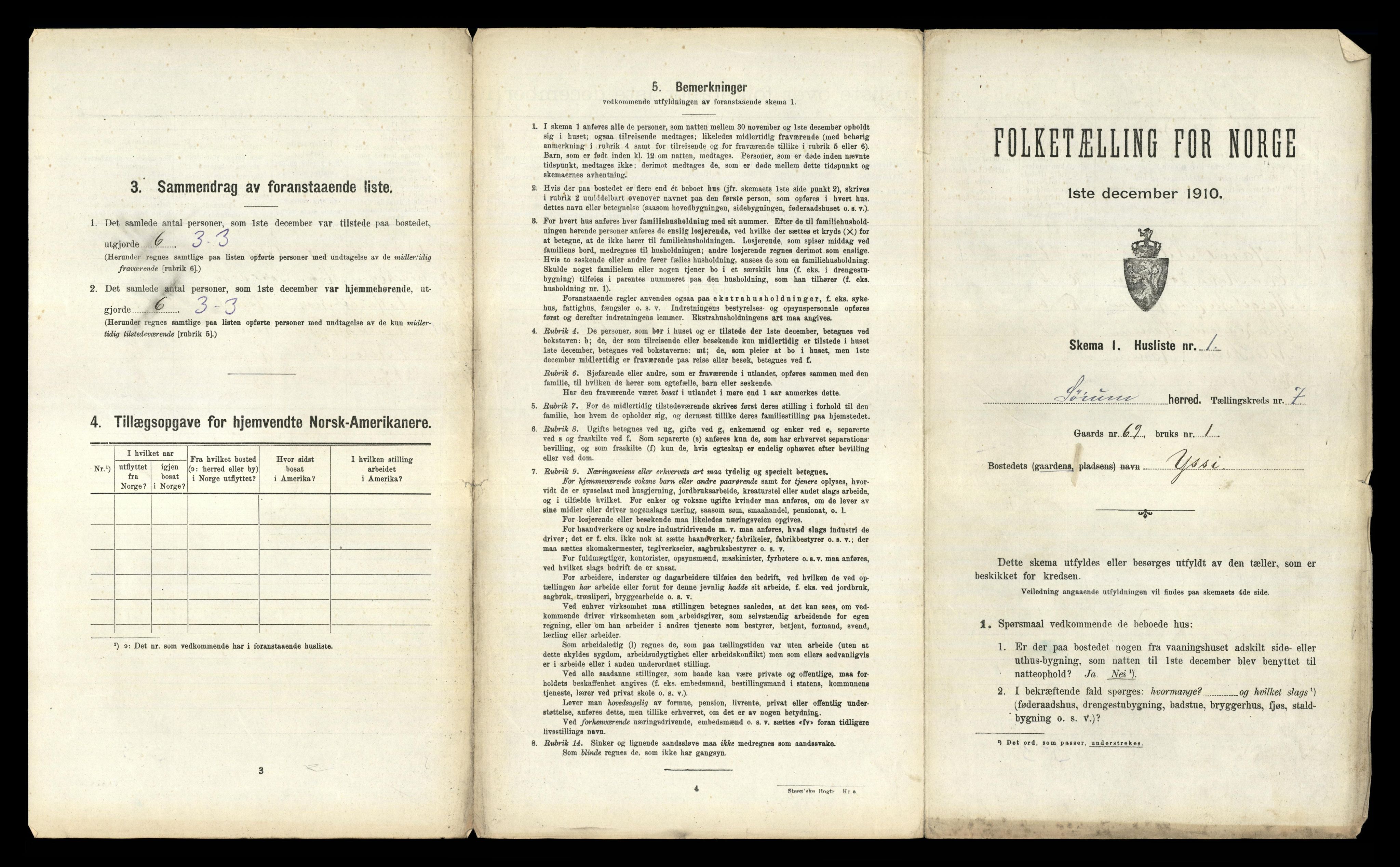 RA, 1910 census for Sørum, 1910, p. 775