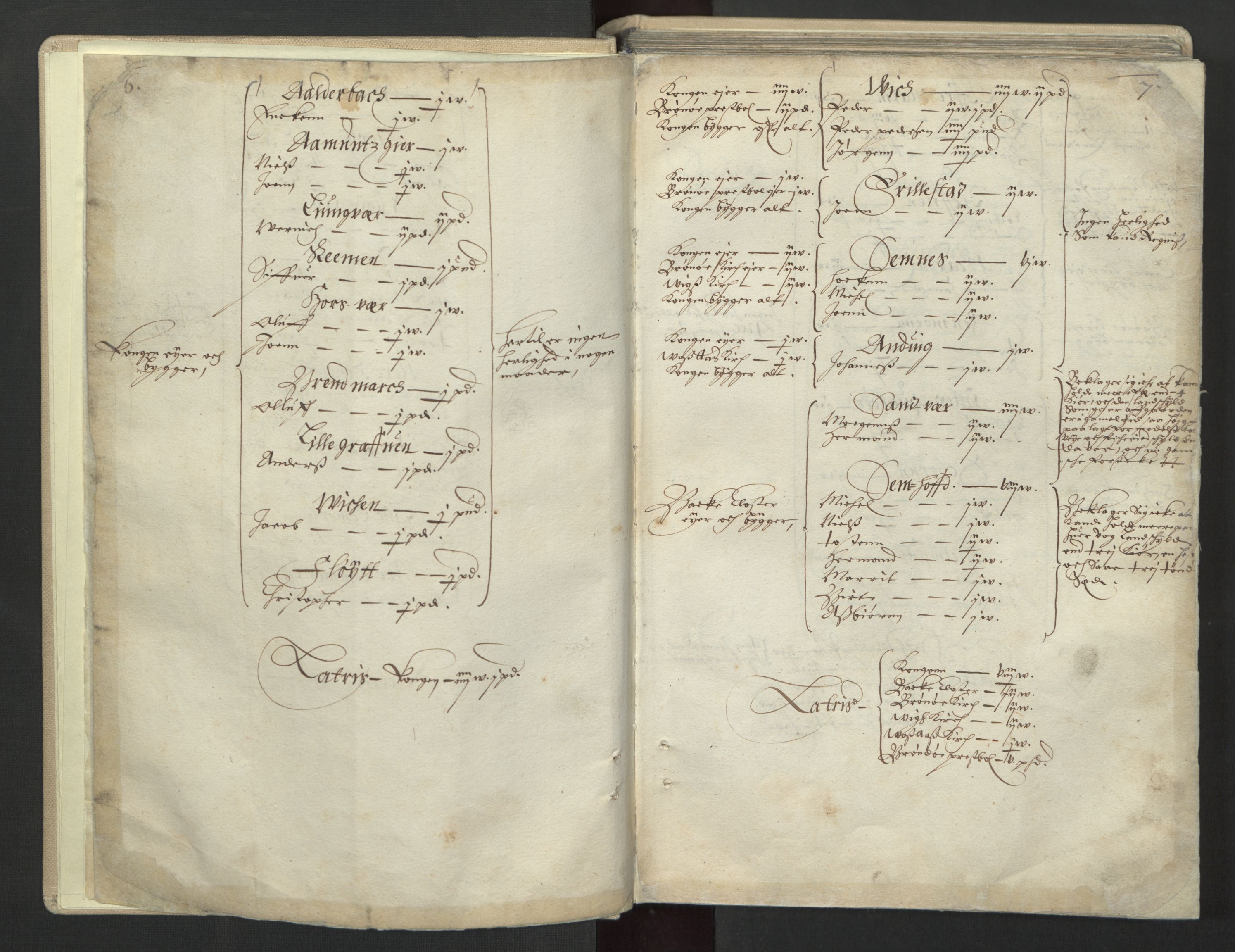 Rentekammeret inntil 1814, Realistisk ordnet avdeling, AV/RA-EA-4070/L/L0030/0001: Nordland lagdømme: / Alminnelig jordebok for Helgeland, Salten, Lofoten, Vesterålen, Andenes og Senja., 1661, p. 6-7