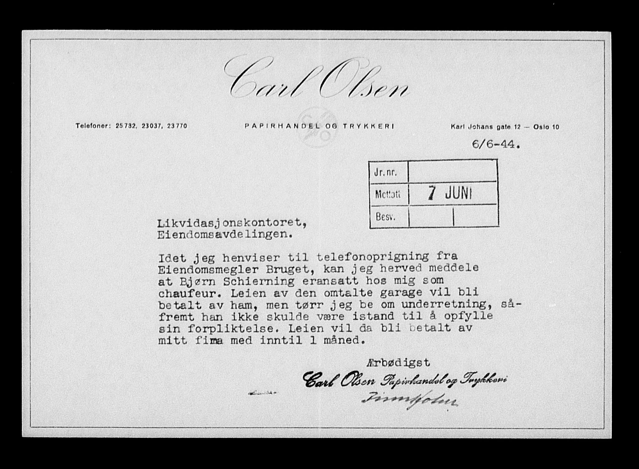 Justisdepartementet, Tilbakeføringskontoret for inndratte formuer, AV/RA-S-1564/H/Hc/Hcc/L0940: --, 1945-1947, p. 697