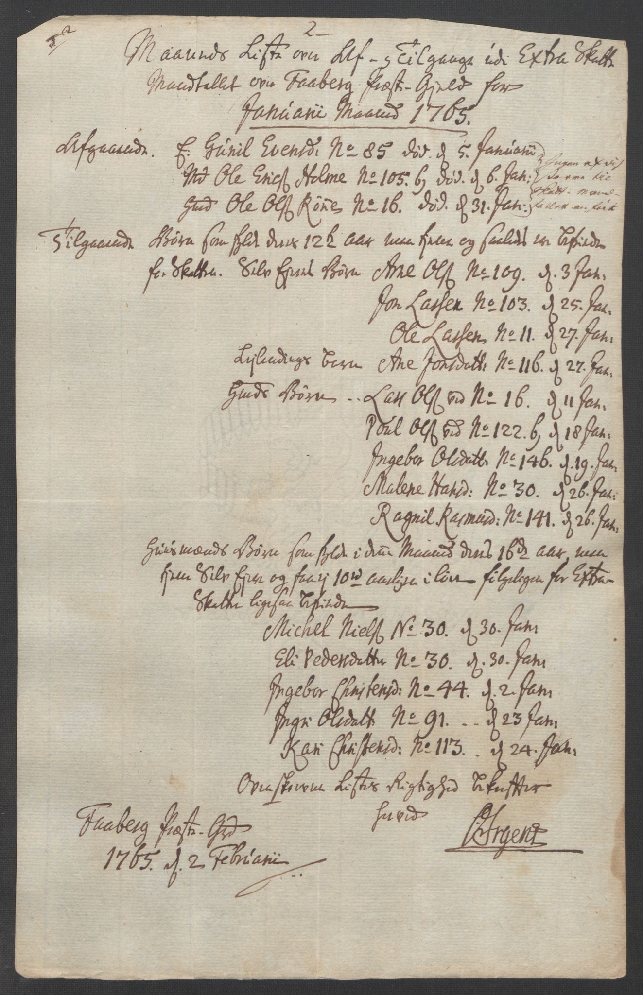 Rentekammeret inntil 1814, Reviderte regnskaper, Fogderegnskap, AV/RA-EA-4092/R17/L1266: Ekstraskatten Gudbrandsdal, 1762-1766, p. 476