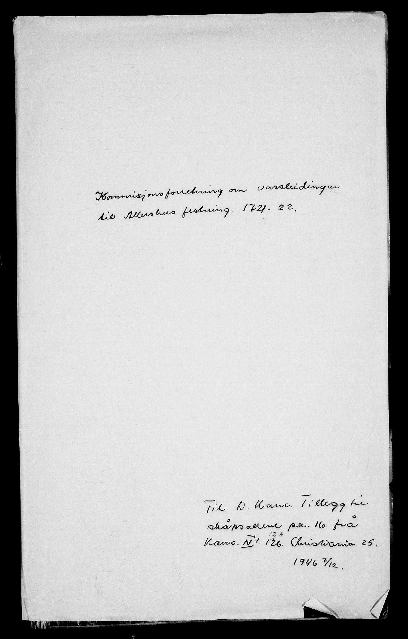 Danske Kanselli, Skapsaker, RA/EA-4061/G/L0016: Tillegg til skapsakene, 1704-1722, p. 310