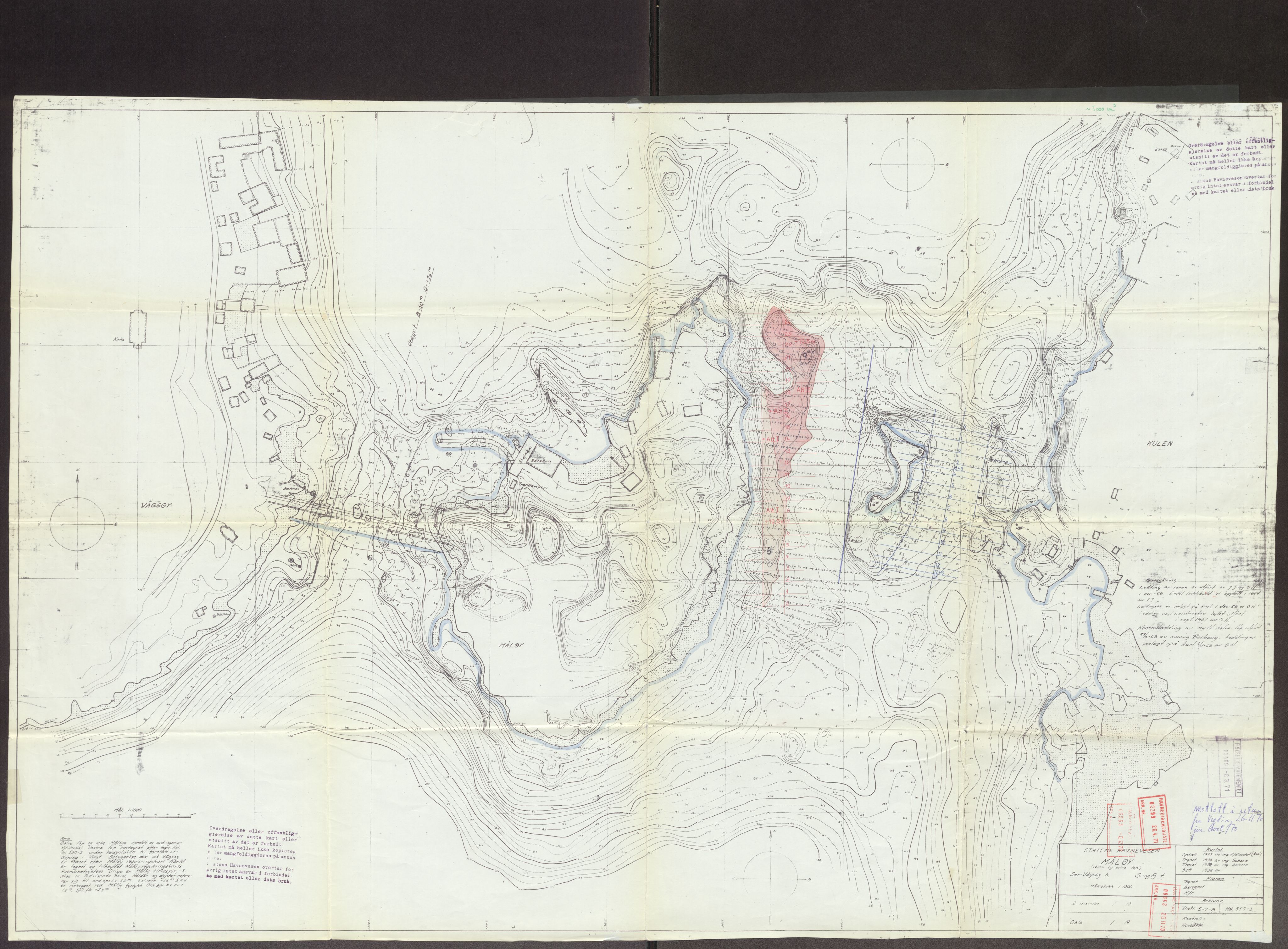 Havnedirektoratet, RA/S-1604/2/D/L0612/0001: 1395 Bruer og vegfylling / 1395 j.nr. 2001-2300/71, 1971, p. 53