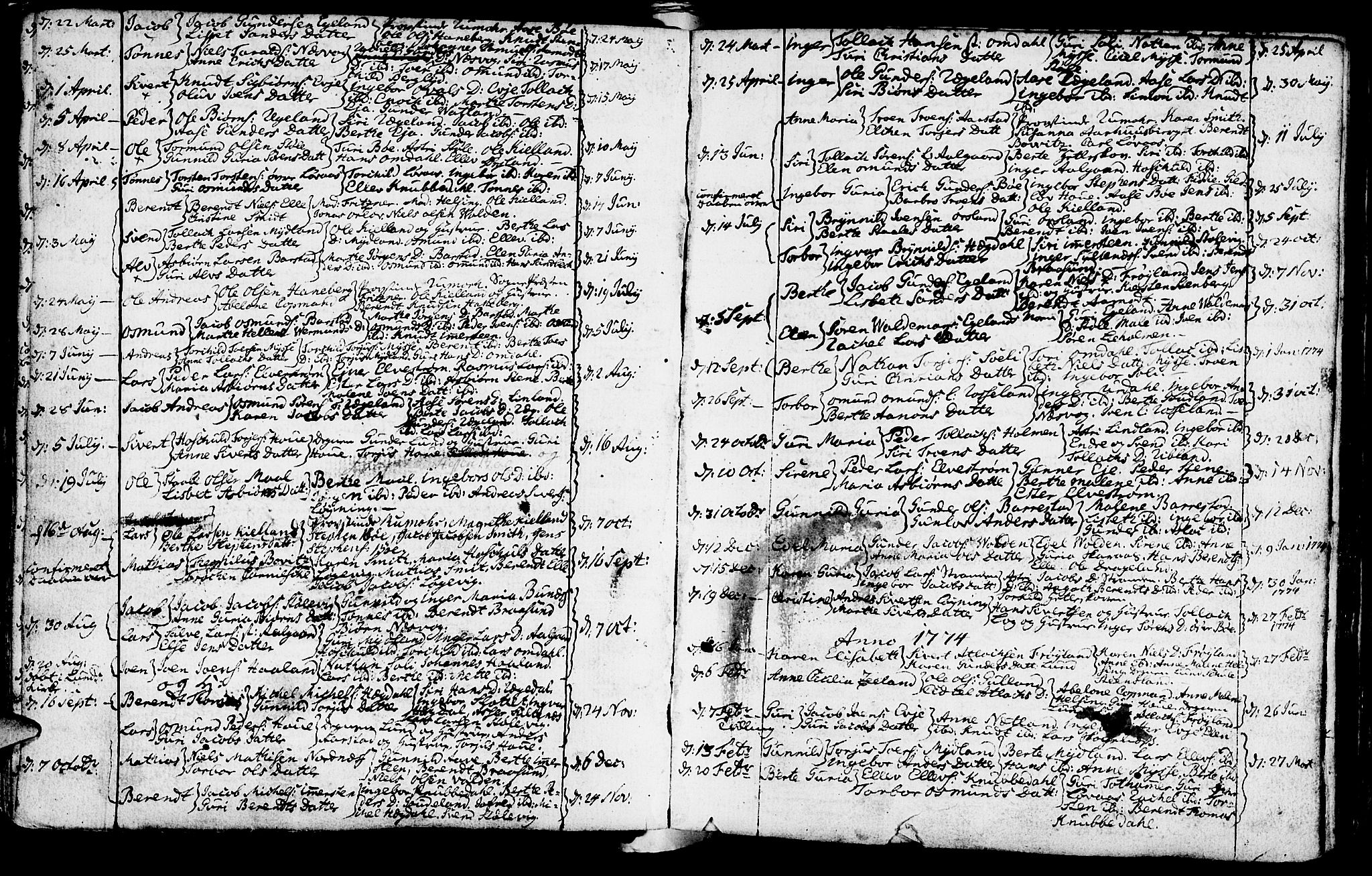 Sokndal sokneprestkontor, AV/SAST-A-101808: Parish register (official) no. A 4, 1762-1811