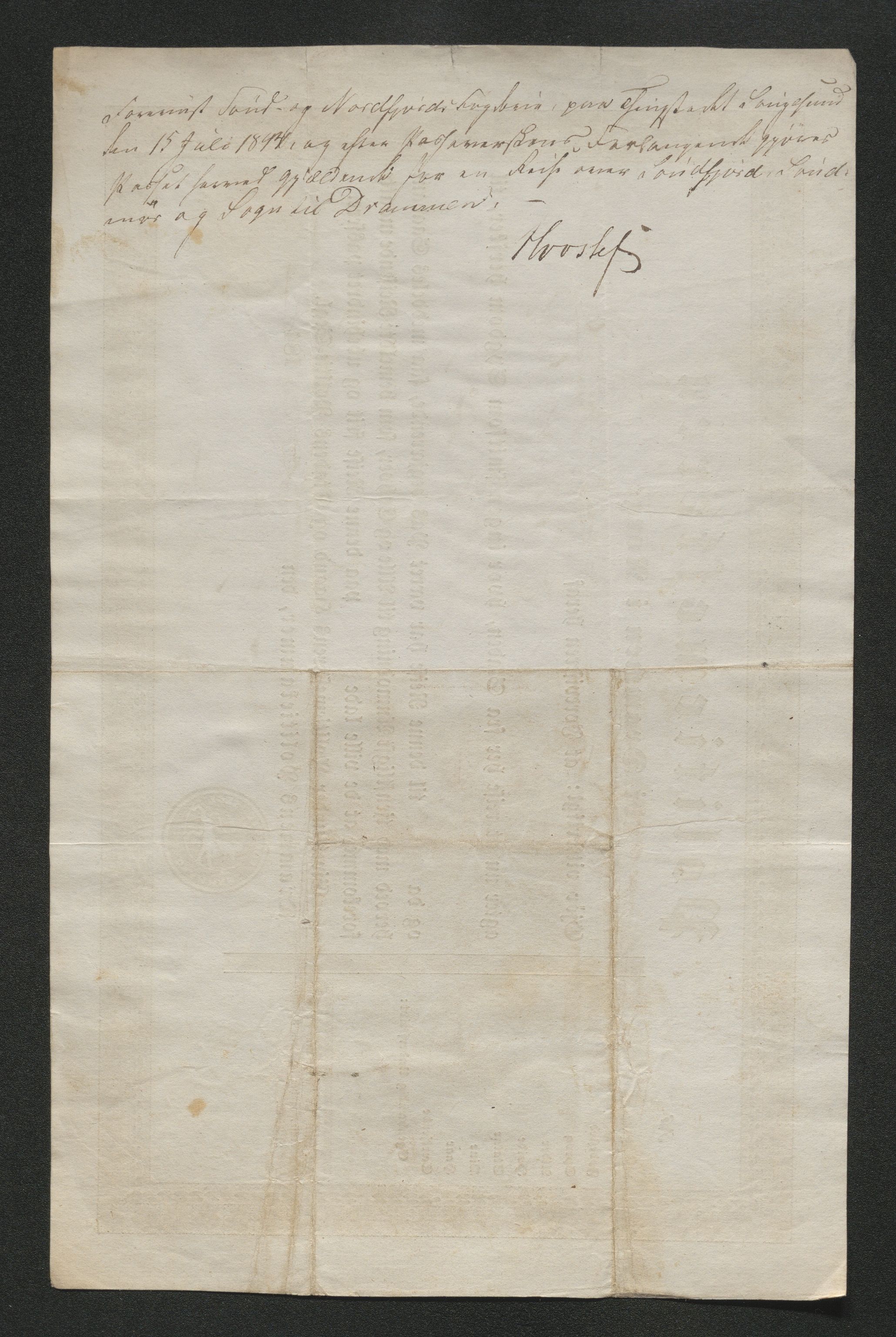 Drammen politikammer, SAKO/A-623/I/Ia/Iab/L0007: Innleverte pass, 1843-1844, p. 570