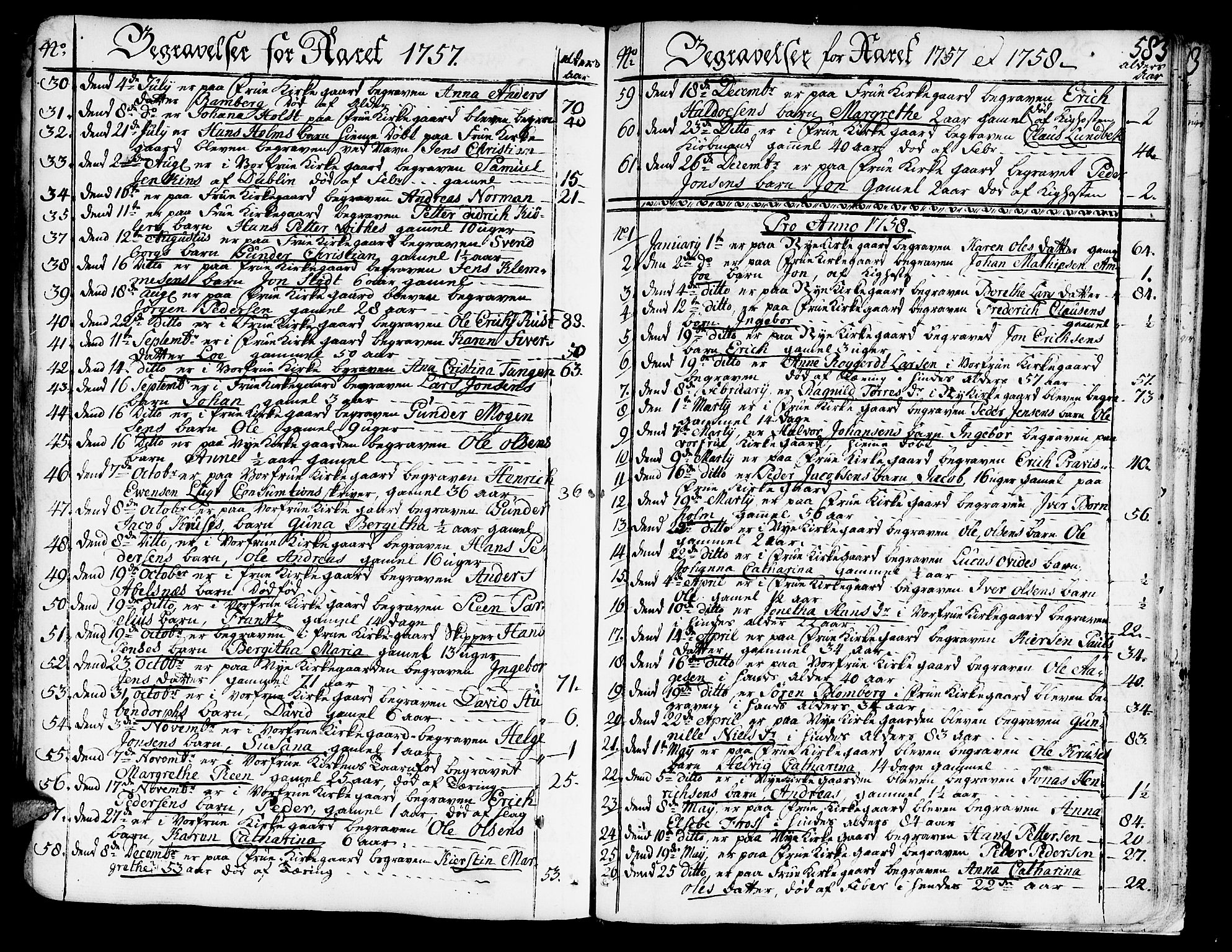 Ministerialprotokoller, klokkerbøker og fødselsregistre - Sør-Trøndelag, SAT/A-1456/602/L0103: Parish register (official) no. 602A01, 1732-1774, p. 583