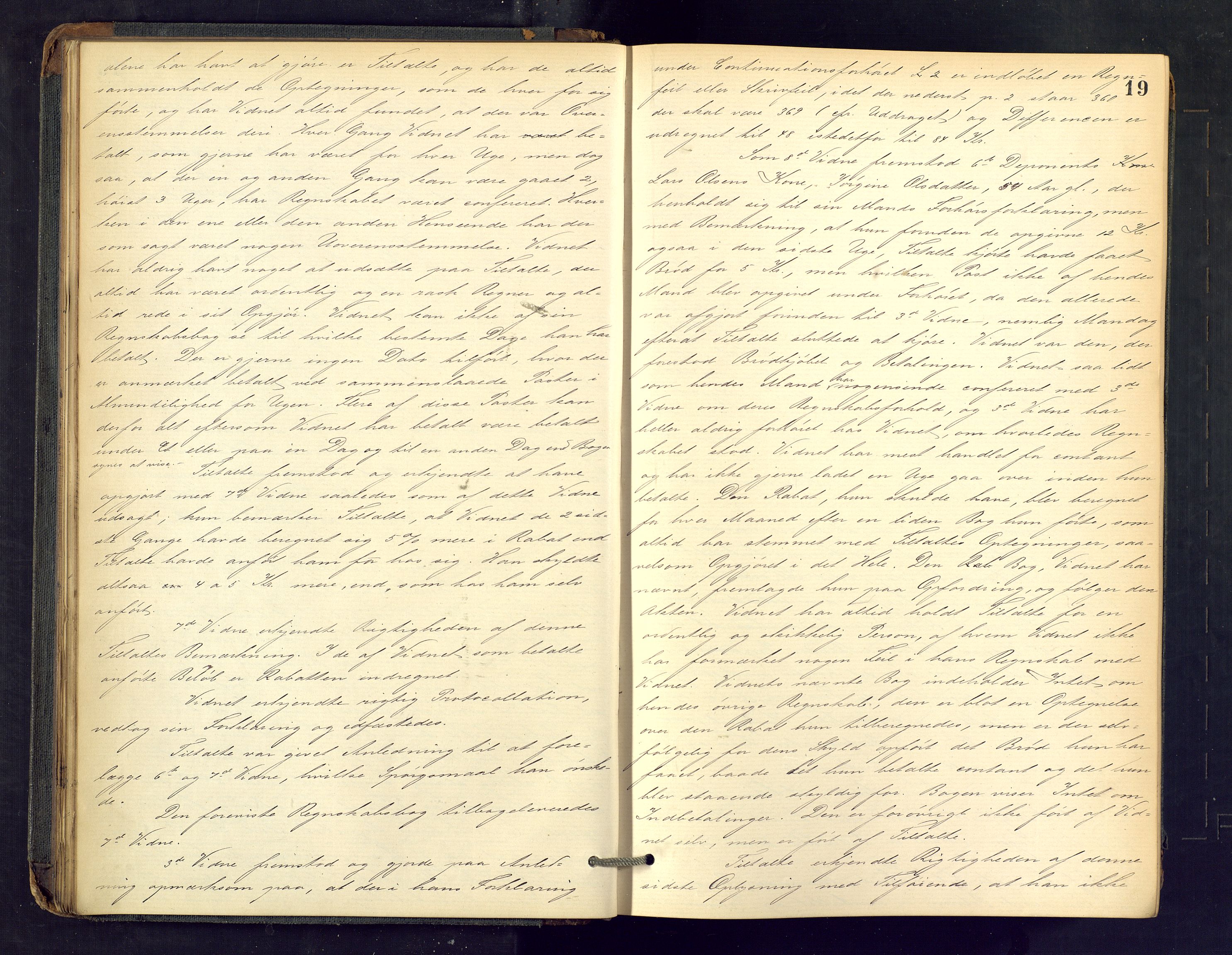 Drammen byfogd, AV/SAKO-A-222/F/Fe/L0023: Ekstrarettsprotokoll, 1885-1891, p. 19
