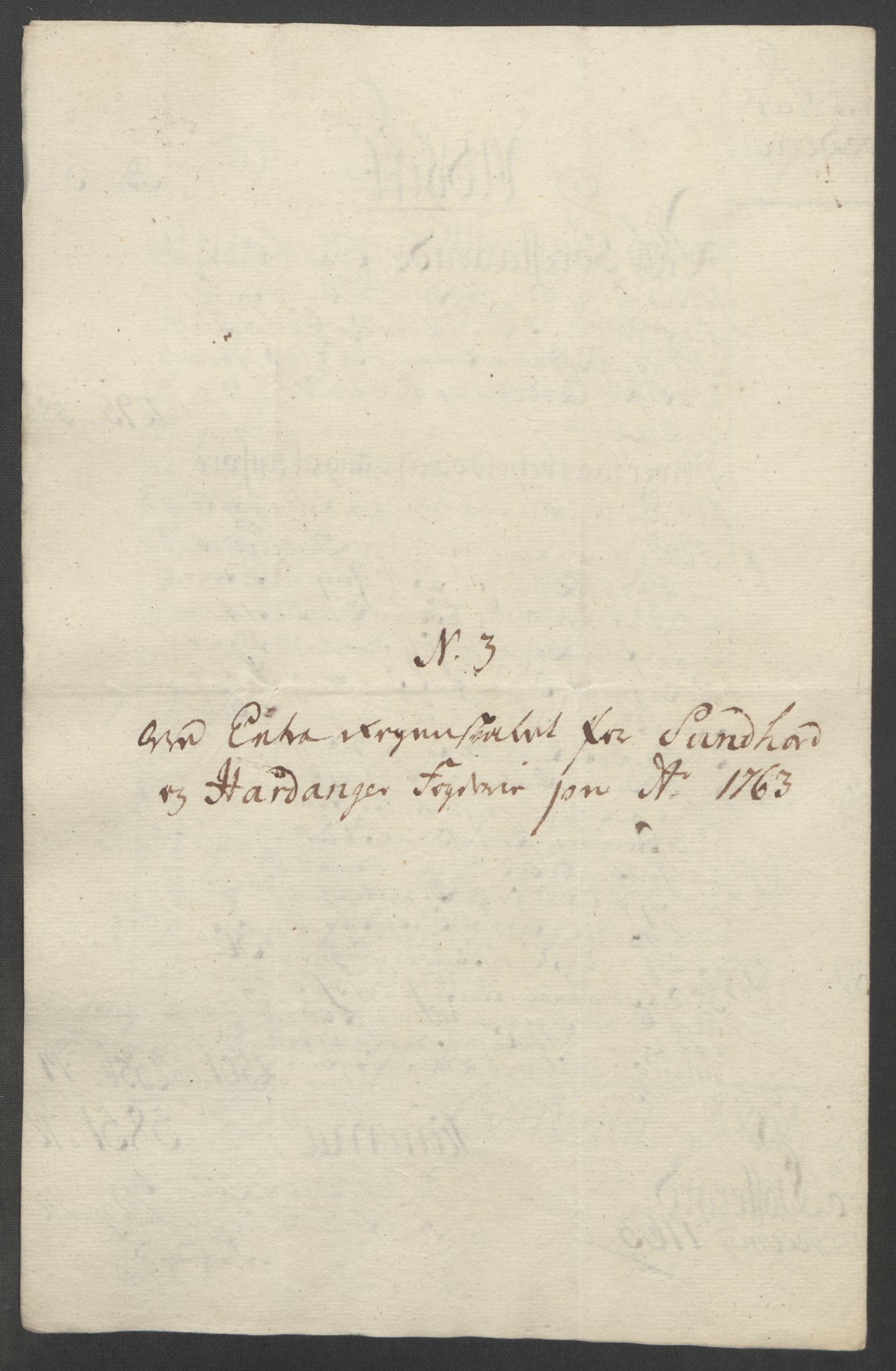 Rentekammeret inntil 1814, Reviderte regnskaper, Fogderegnskap, RA/EA-4092/R48/L3136: Ekstraskatten Sunnhordland og Hardanger, 1762-1772, p. 31