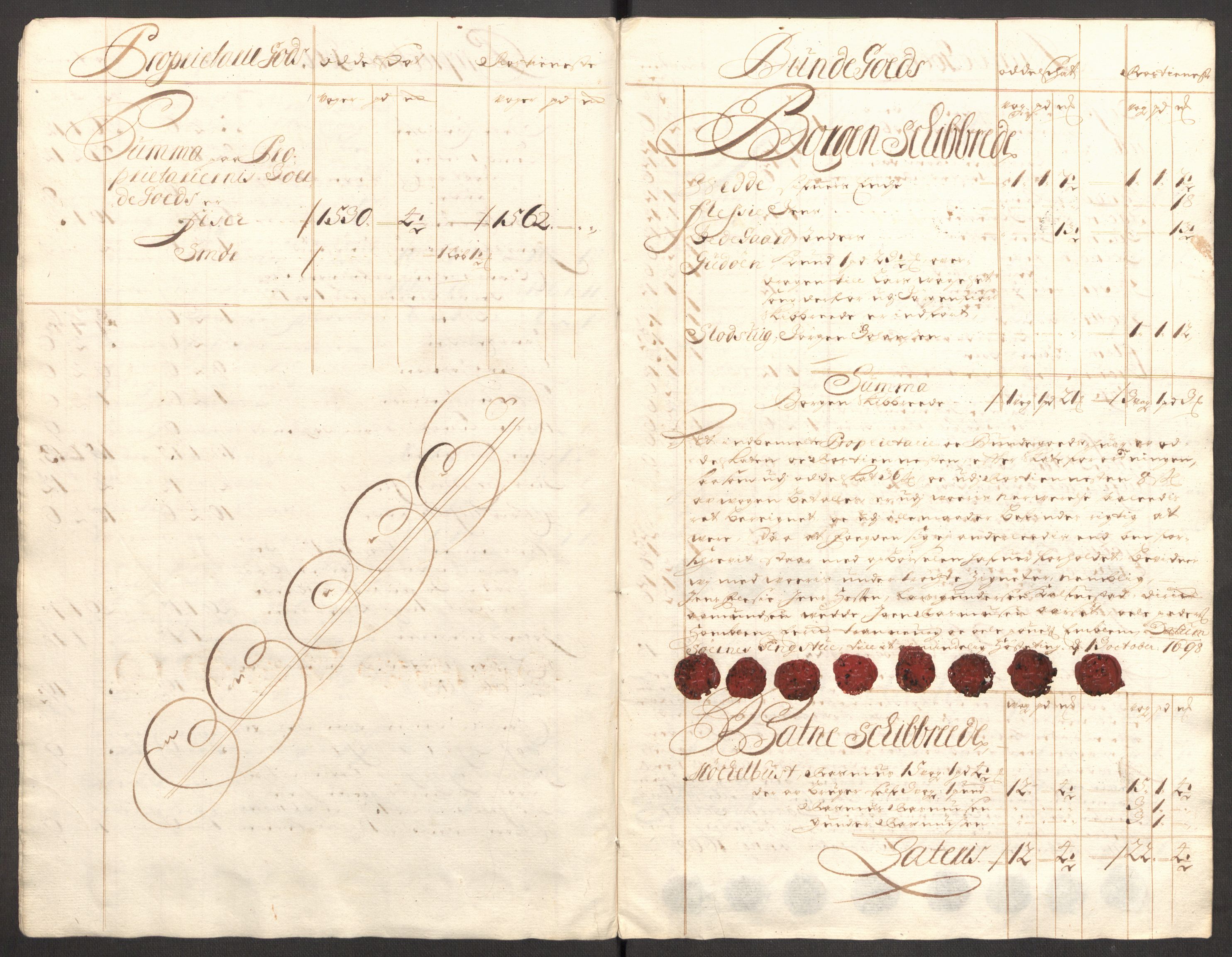 Rentekammeret inntil 1814, Reviderte regnskaper, Fogderegnskap, AV/RA-EA-4092/R54/L3556: Fogderegnskap Sunnmøre, 1696-1698, p. 353