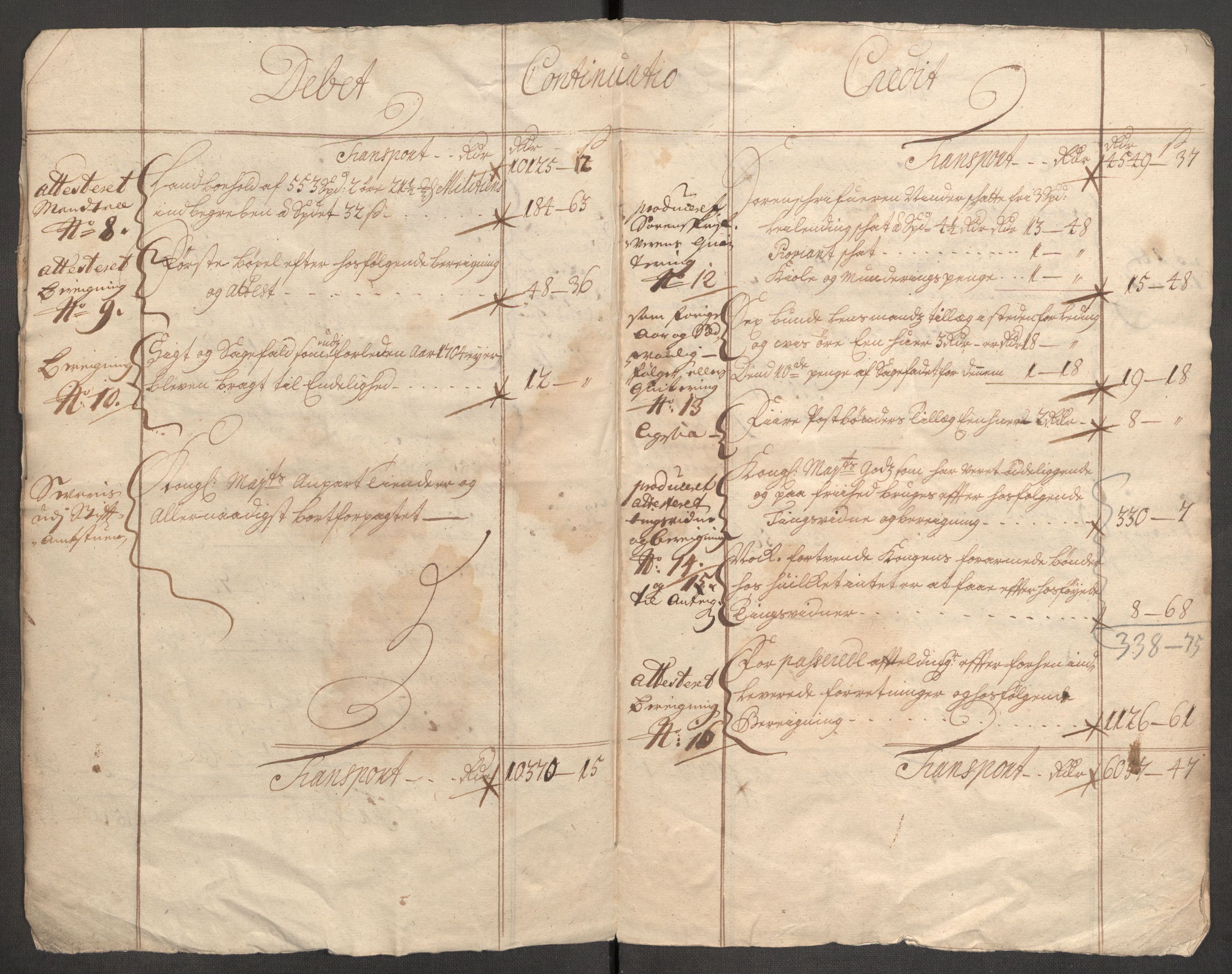 Rentekammeret inntil 1814, Reviderte regnskaper, Fogderegnskap, AV/RA-EA-4092/R63/L4314: Fogderegnskap Inderøy, 1705, p. 8