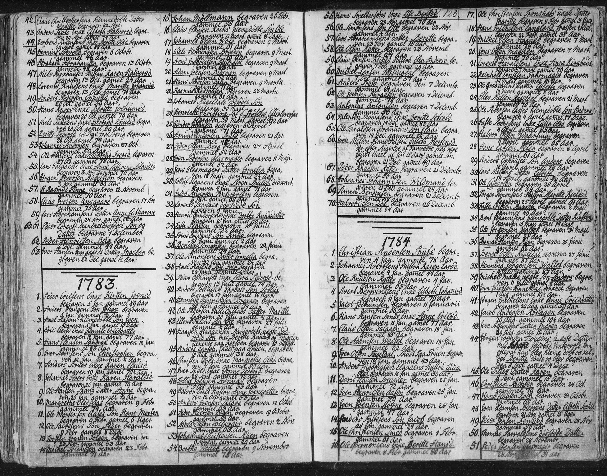 Ministerialprotokoller, klokkerbøker og fødselsregistre - Sør-Trøndelag, SAT/A-1456/681/L0926: Parish register (official) no. 681A04, 1767-1797, p. 128
