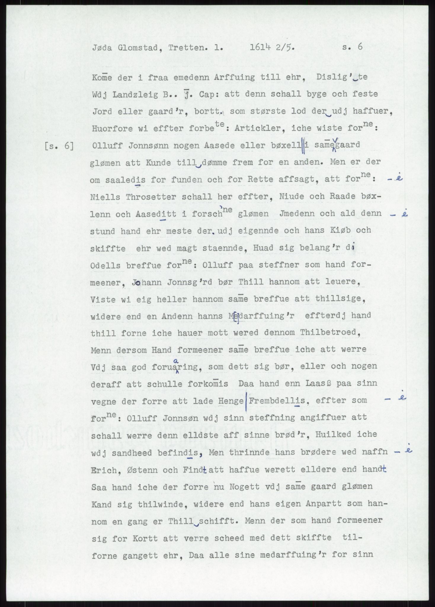 Samlinger til kildeutgivelse, Diplomavskriftsamlingen, RA/EA-4053/H/Ha, p. 2278