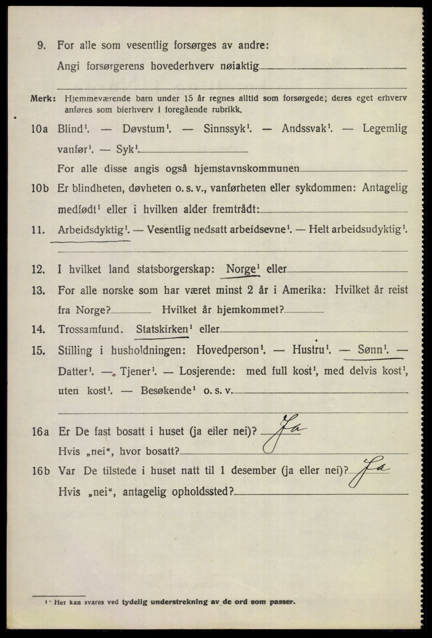 SAKO, 1920 census for Norderhov, 1920, p. 8644
