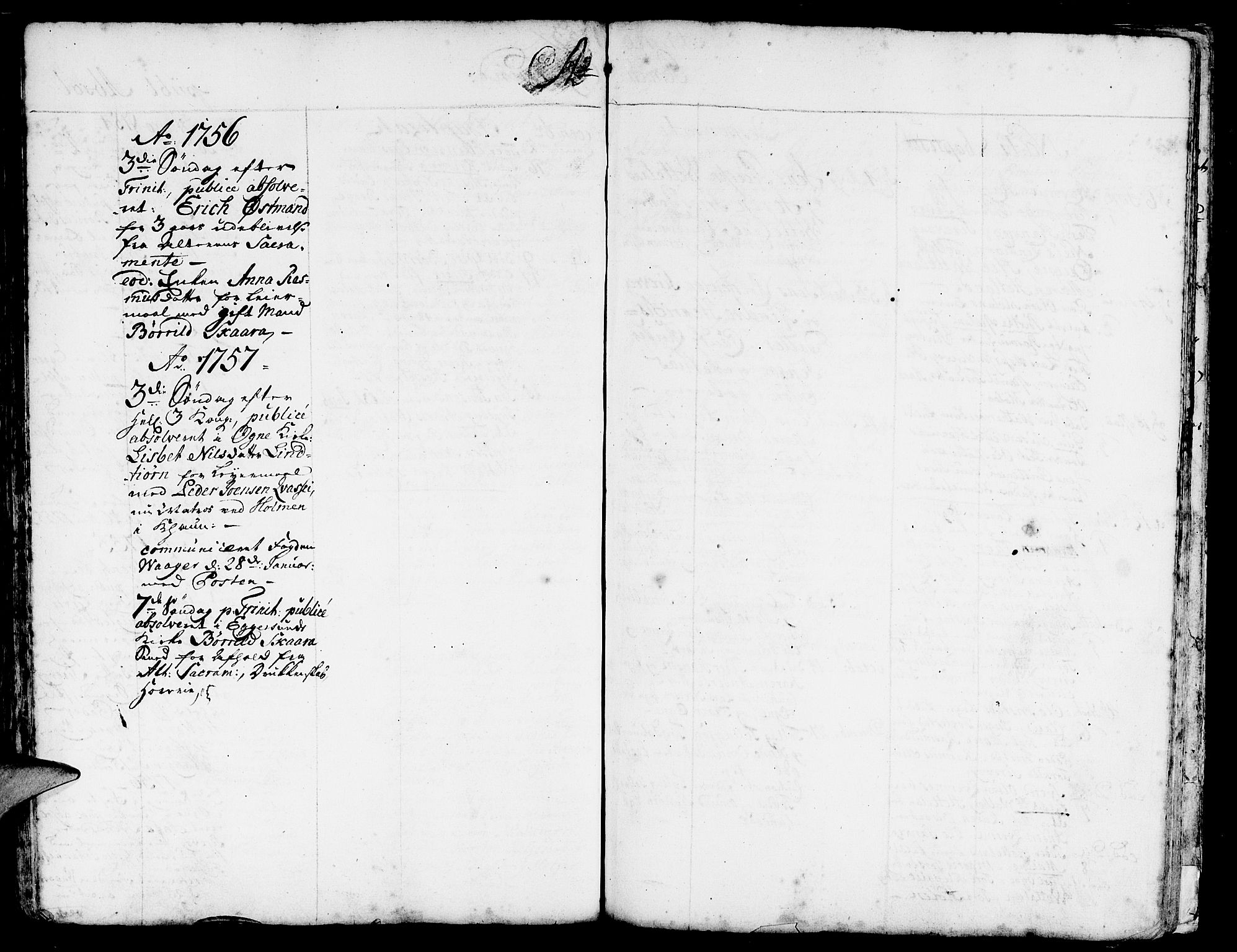 Eigersund sokneprestkontor, AV/SAST-A-101807/S08/L0002: Parish register (official) no. A 2, 1720-1757