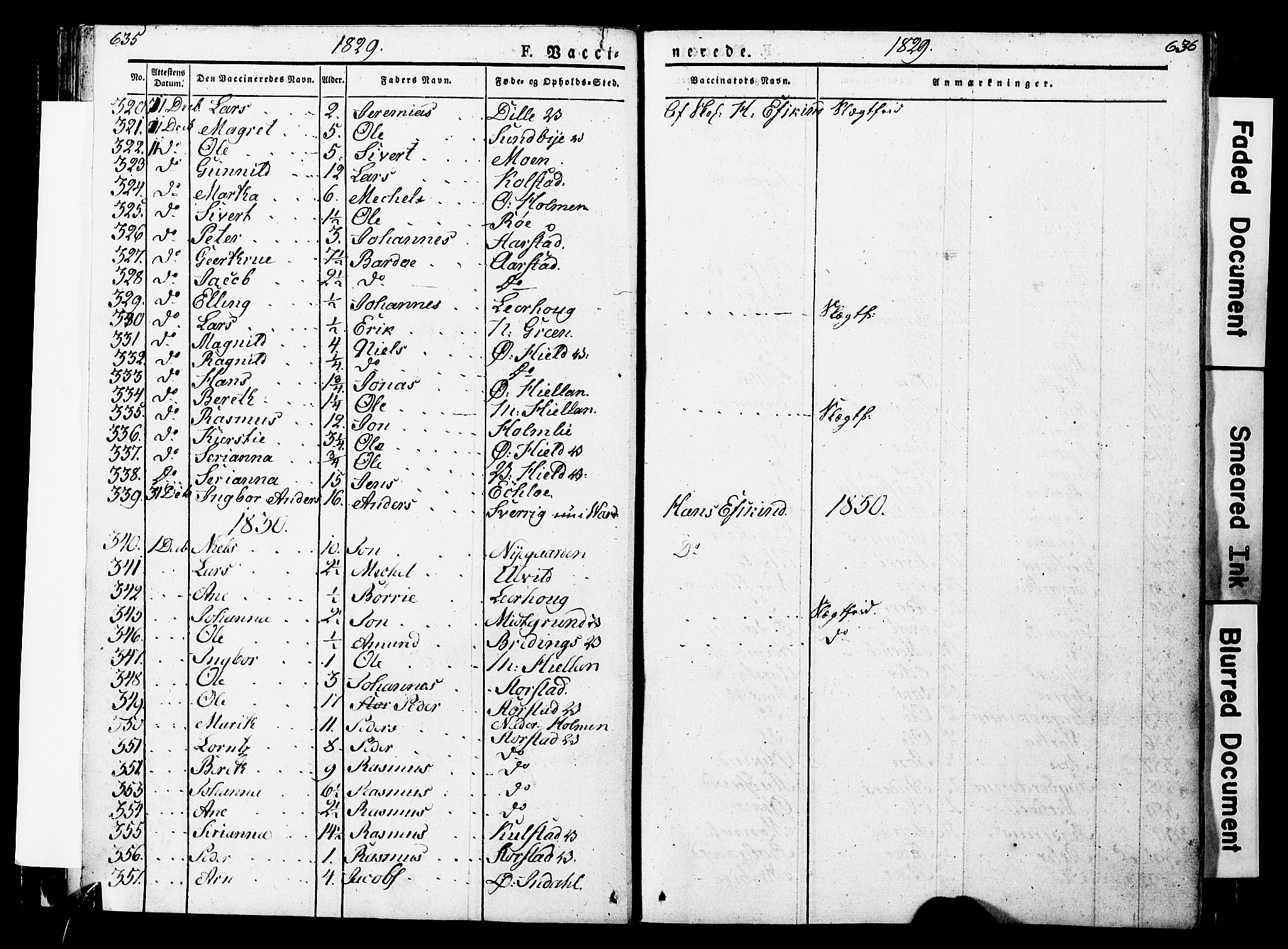 Ministerialprotokoller, klokkerbøker og fødselsregistre - Nord-Trøndelag, SAT/A-1458/723/L0243: Parish register (official) no. 723A12, 1822-1851, p. 635-636