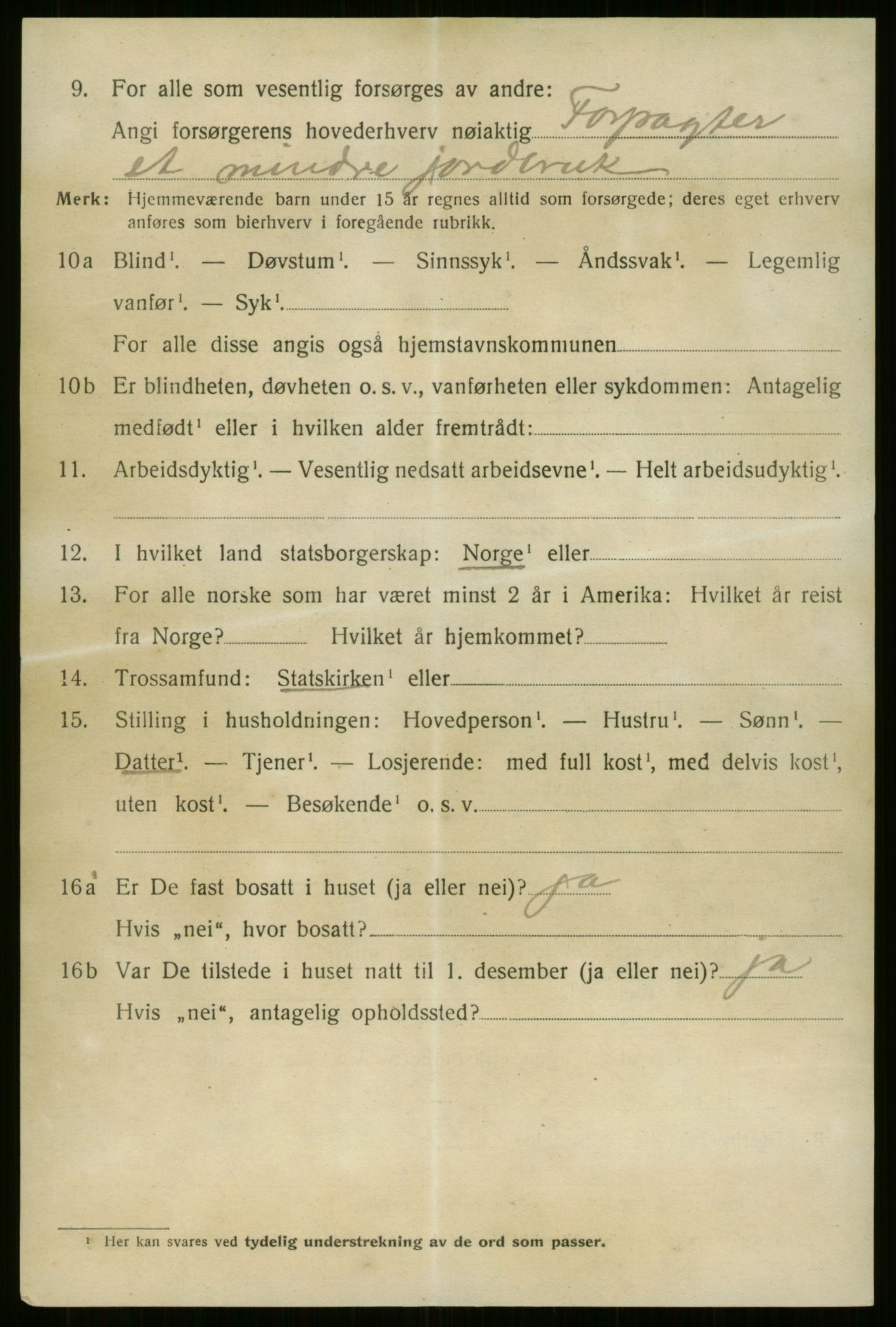 SAB, 1920 census for Breim, 1920, p. 804