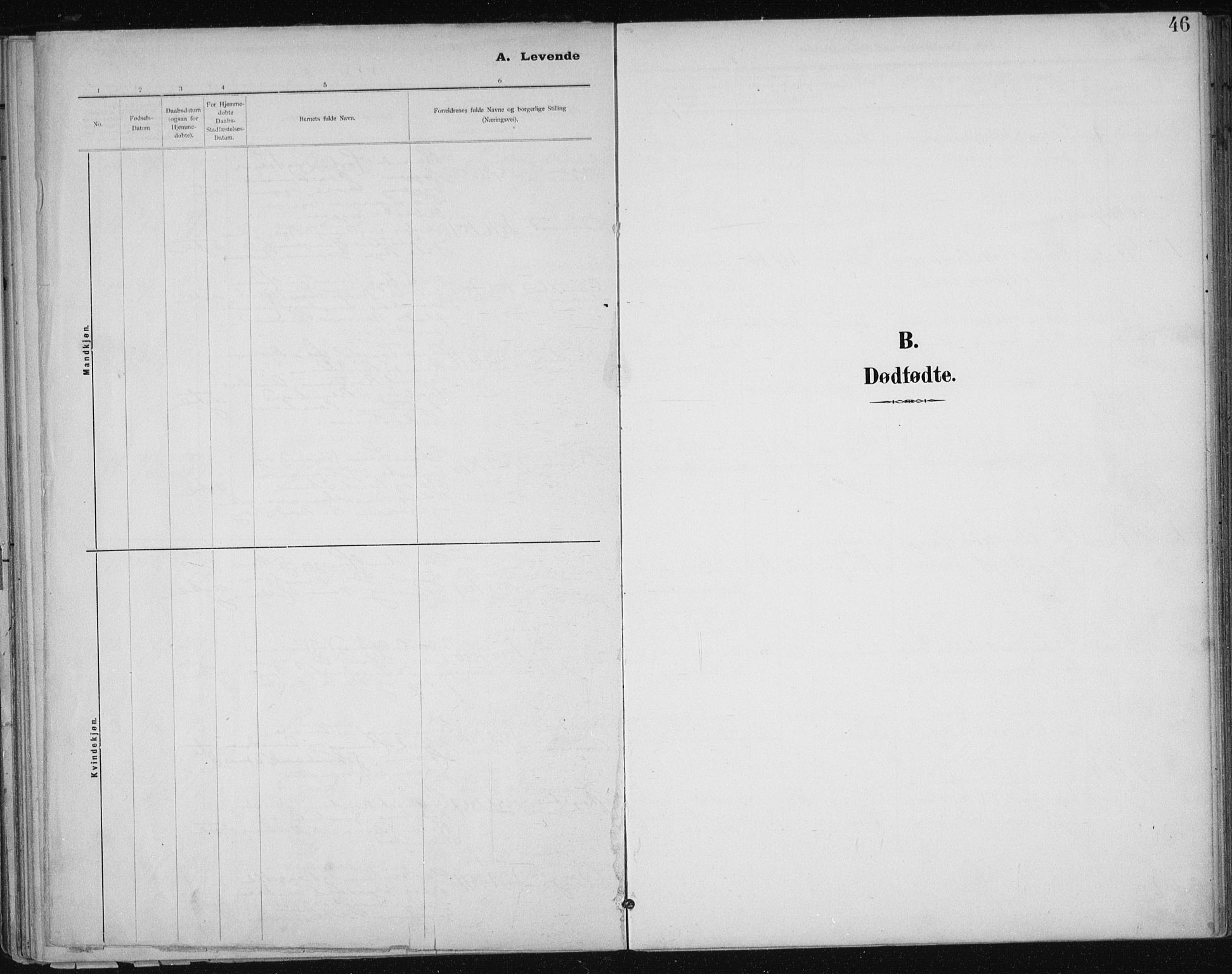 Ministerialprotokoller, klokkerbøker og fødselsregistre - Sør-Trøndelag, SAT/A-1456/612/L0380: Parish register (official) no. 612A12, 1898-1907, p. 46