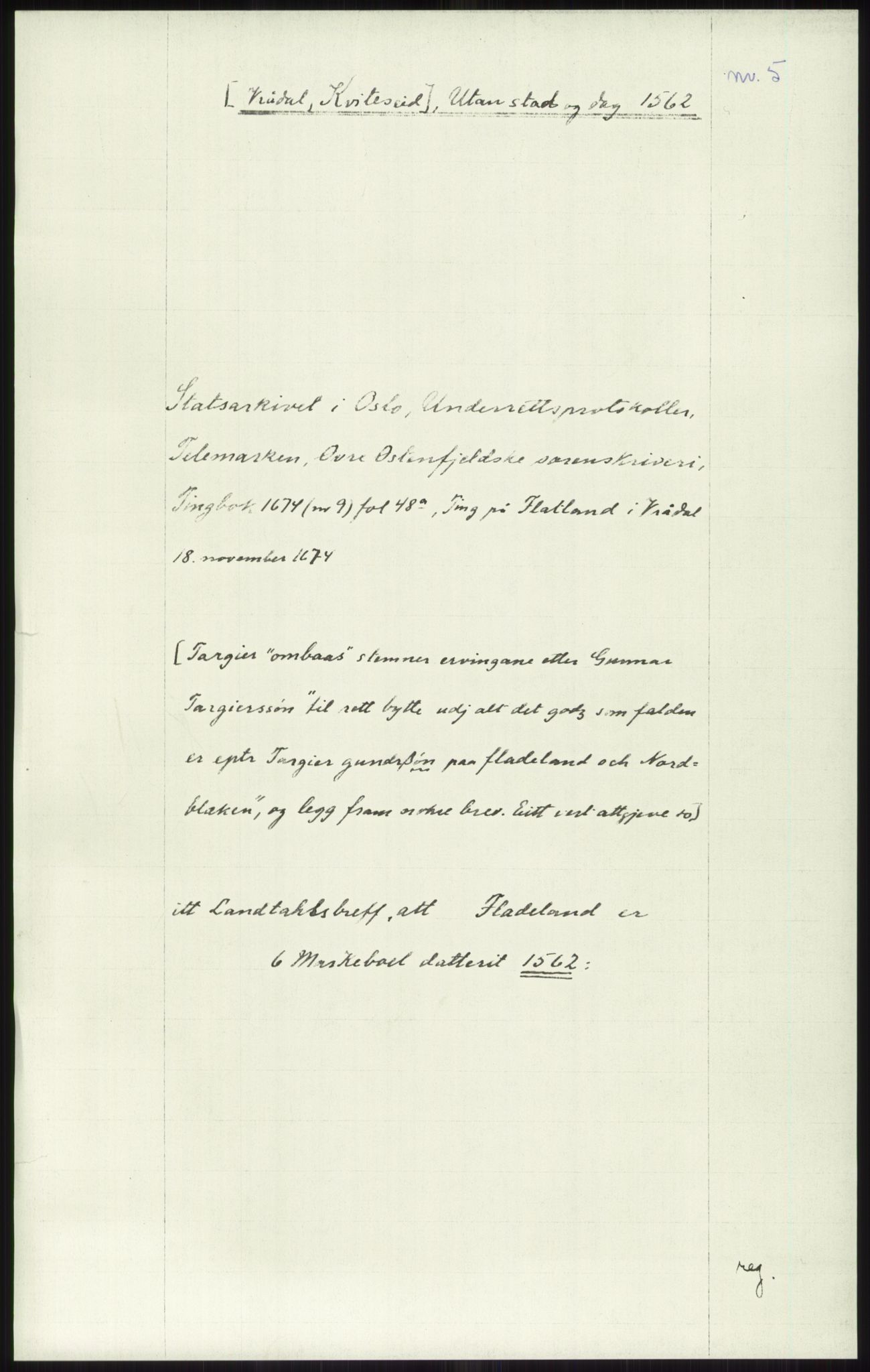 Samlinger til kildeutgivelse, Diplomavskriftsamlingen, AV/RA-EA-4053/H/Ha, p. 2382