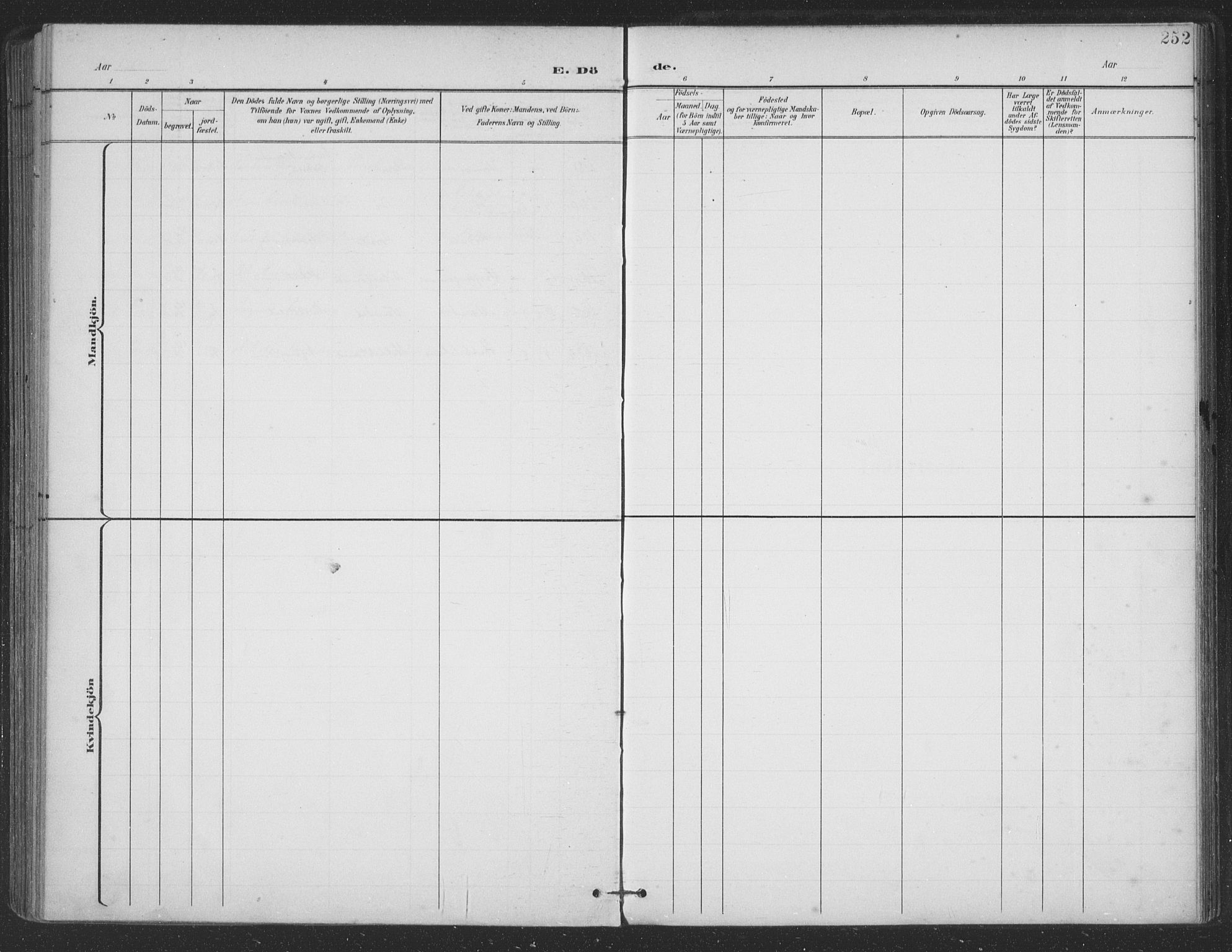 Ministerialprotokoller, klokkerbøker og fødselsregistre - Nordland, SAT/A-1459/863/L0899: Parish register (official) no. 863A11, 1897-1906, p. 252