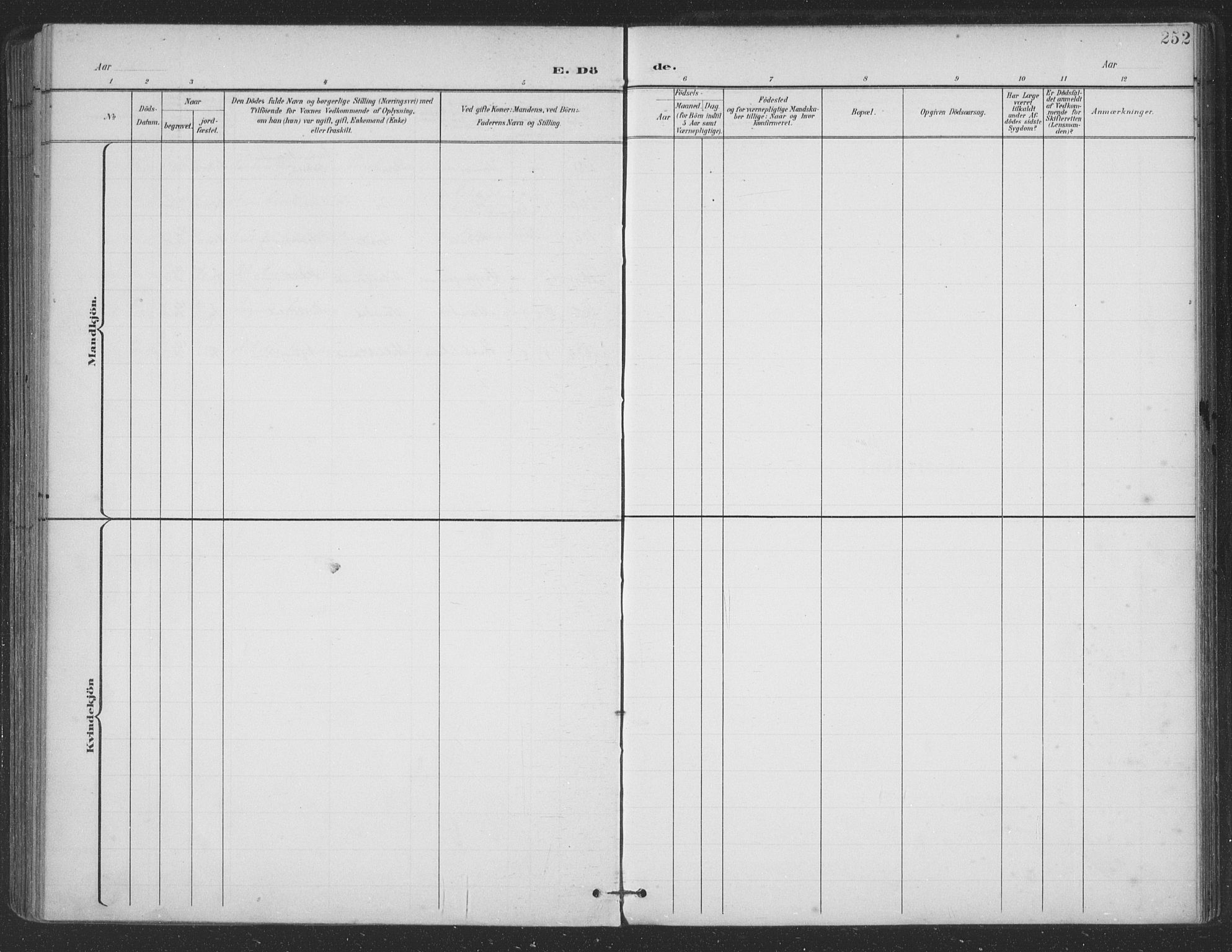 Ministerialprotokoller, klokkerbøker og fødselsregistre - Nordland, AV/SAT-A-1459/863/L0899: Parish register (official) no. 863A11, 1897-1906, p. 252