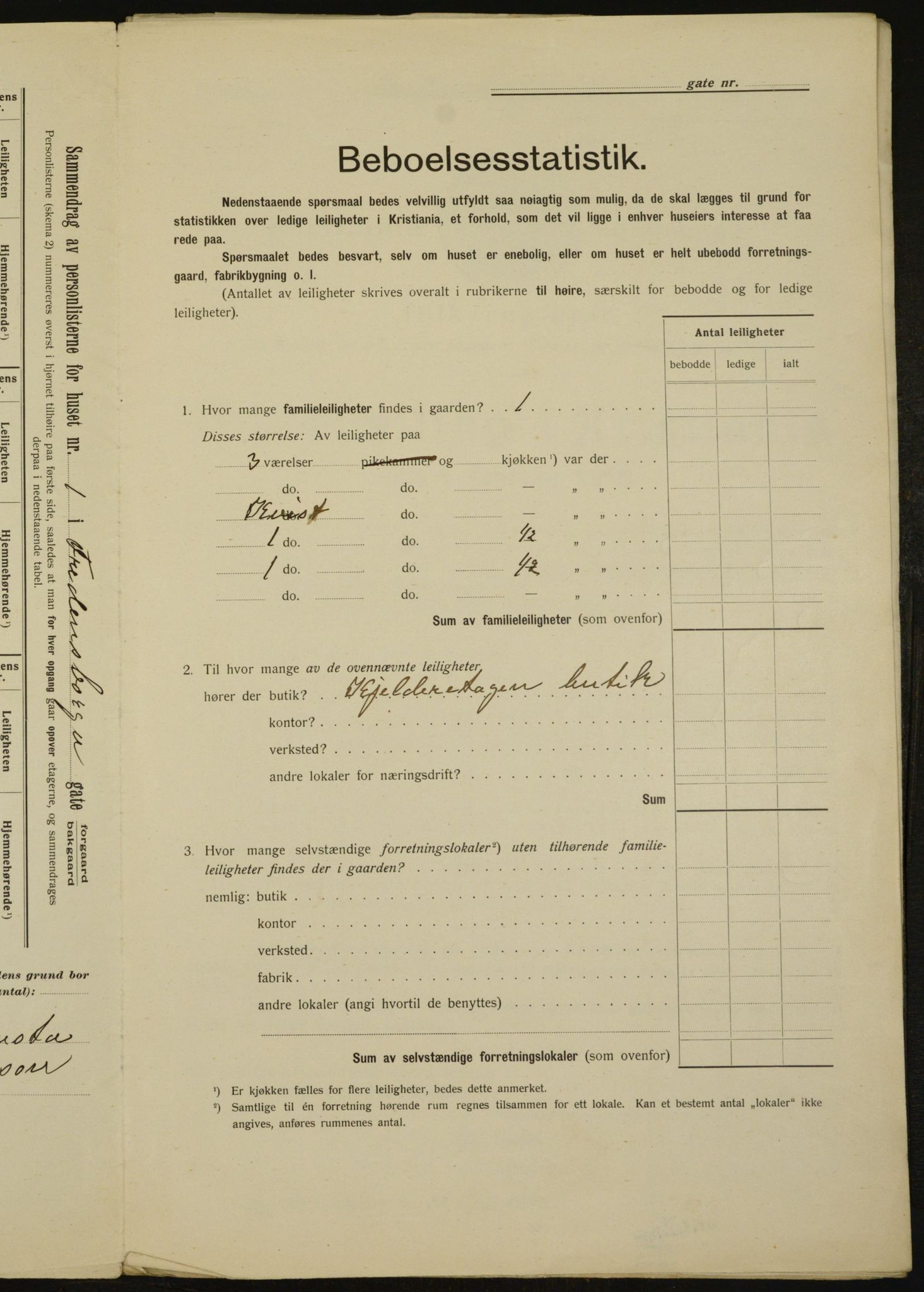 OBA, Municipal Census 1912 for Kristiania, 1912, p. 25523