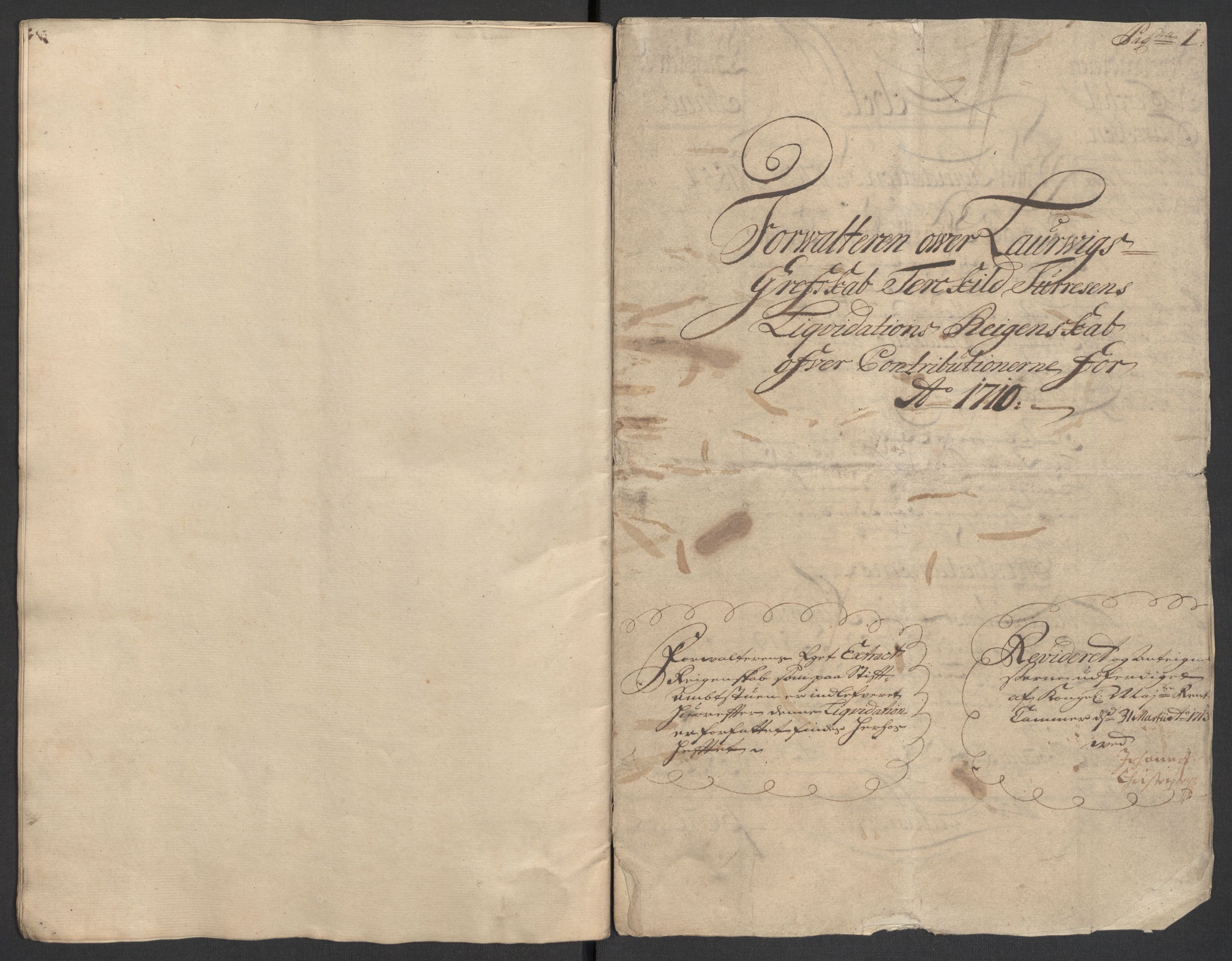 Rentekammeret inntil 1814, Reviderte regnskaper, Fogderegnskap, AV/RA-EA-4092/R33/L1981: Fogderegnskap Larvik grevskap, 1709-1710, p. 255