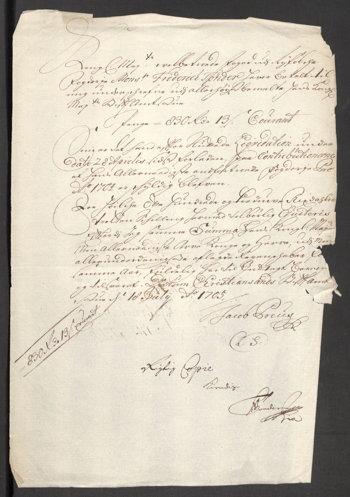 Rentekammeret inntil 1814, Reviderte regnskaper, Fogderegnskap, RA/EA-4092/R47/L2860: Fogderegnskap Ryfylke, 1703-1705, p. 448