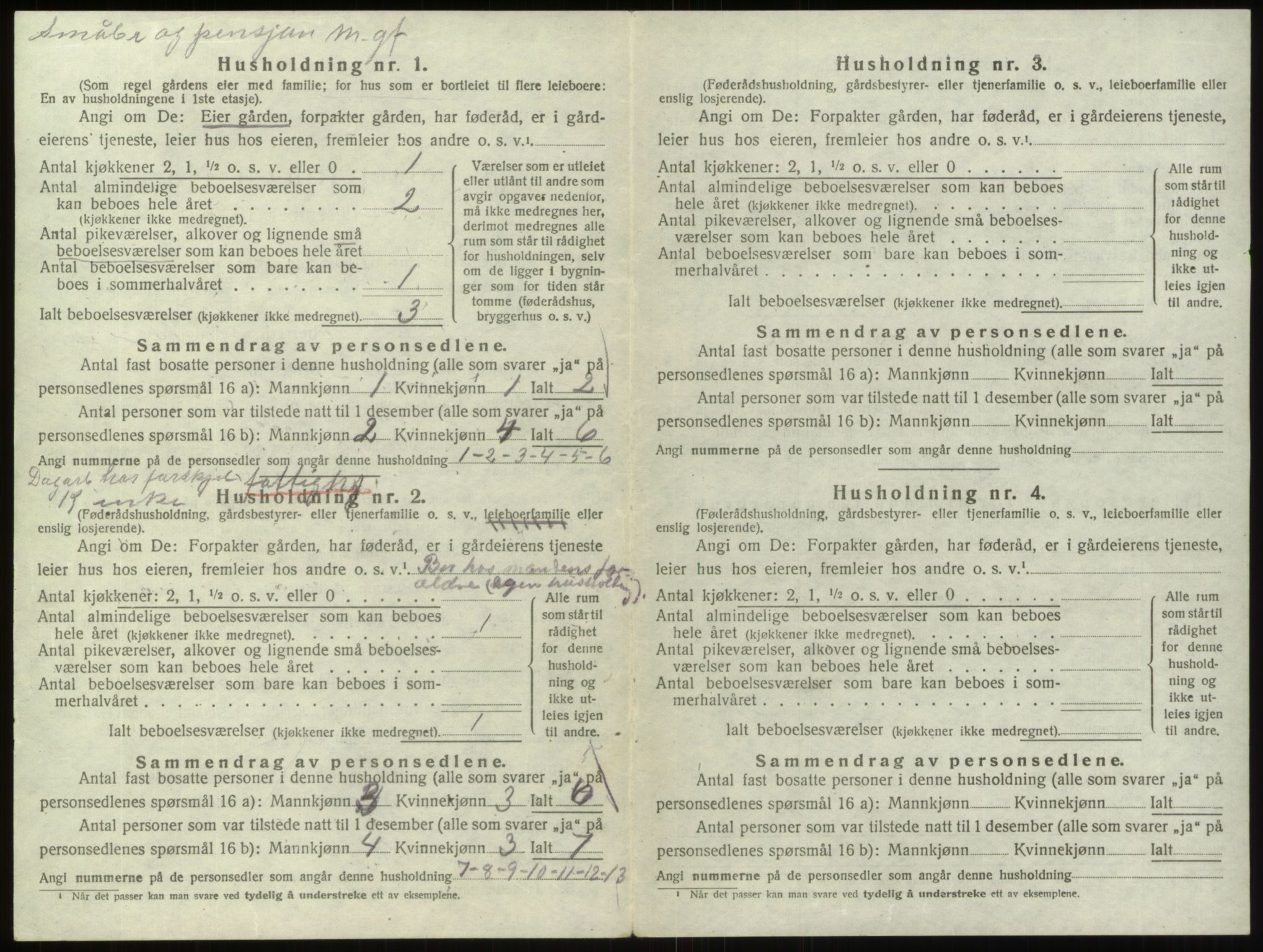 SAO, 1920 census for Hvaler, 1920, p. 746