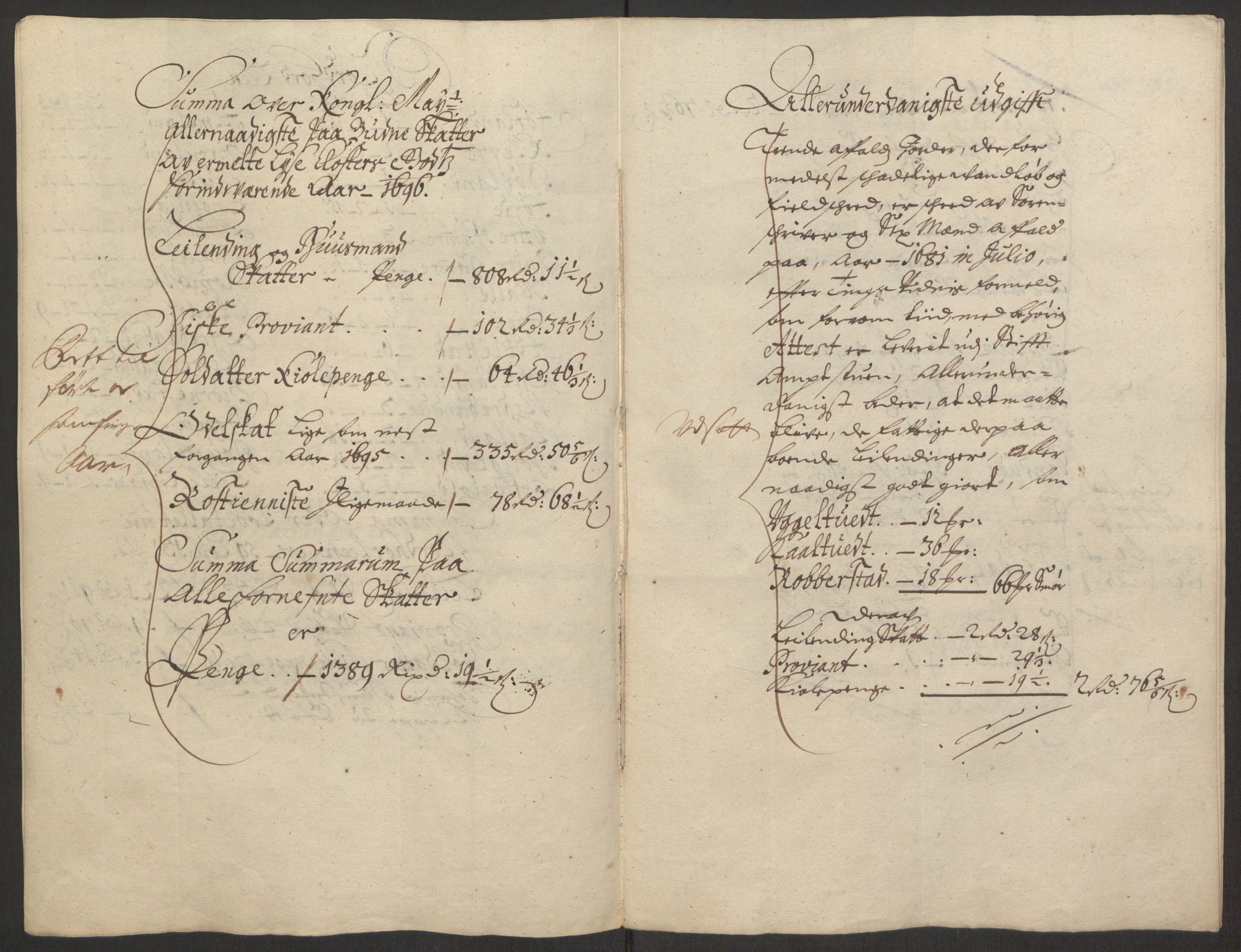 Rentekammeret inntil 1814, Reviderte regnskaper, Fogderegnskap, AV/RA-EA-4092/R50/L3159: Fogderegnskap Lyse kloster, 1691-1709, p. 51