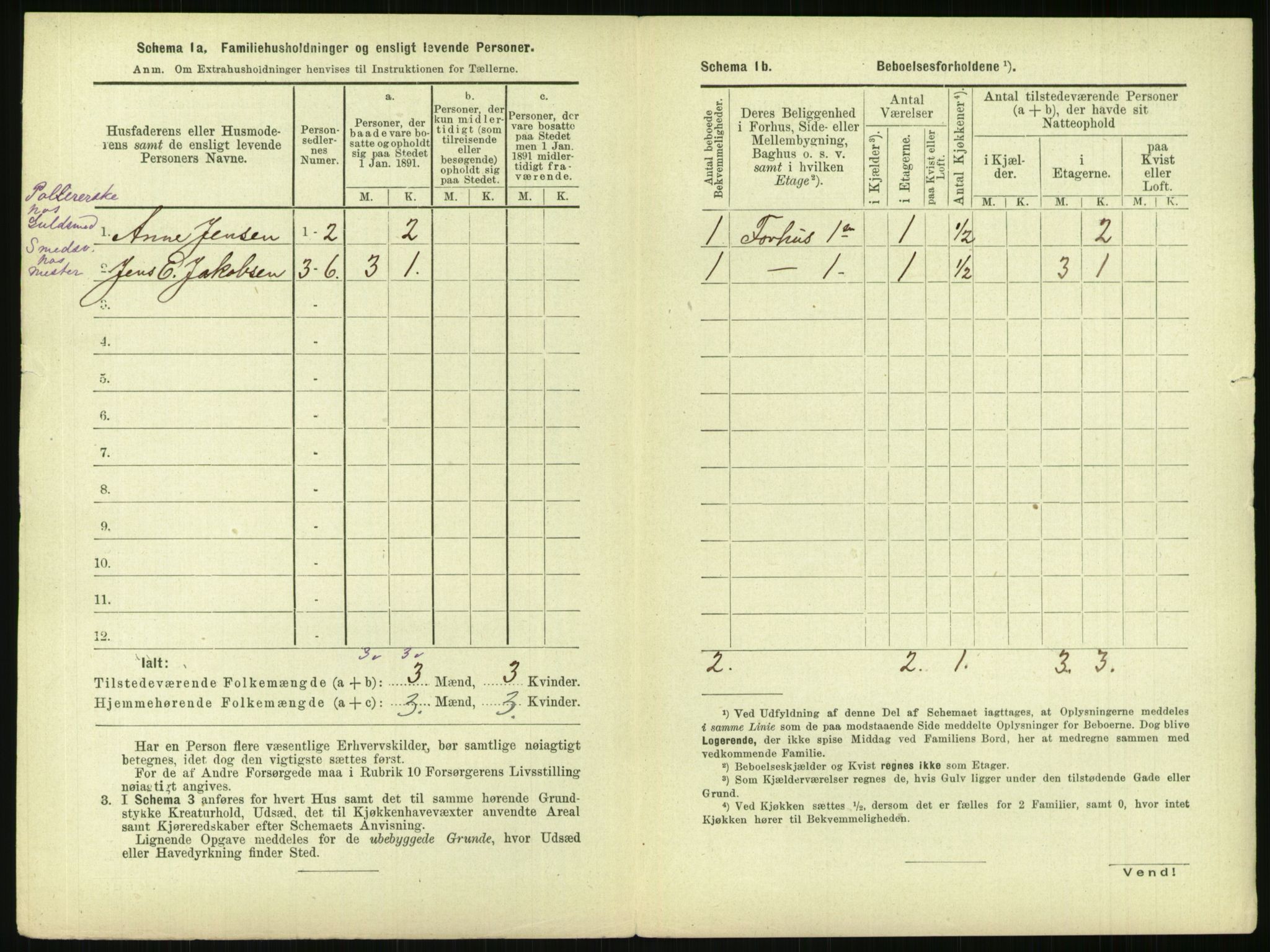 RA, 1891 census for 0301 Kristiania, 1891, p. 116895