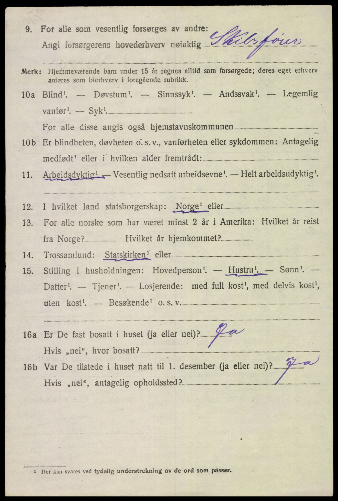 SAK, 1920 census for Tromøy, 1920, p. 1904